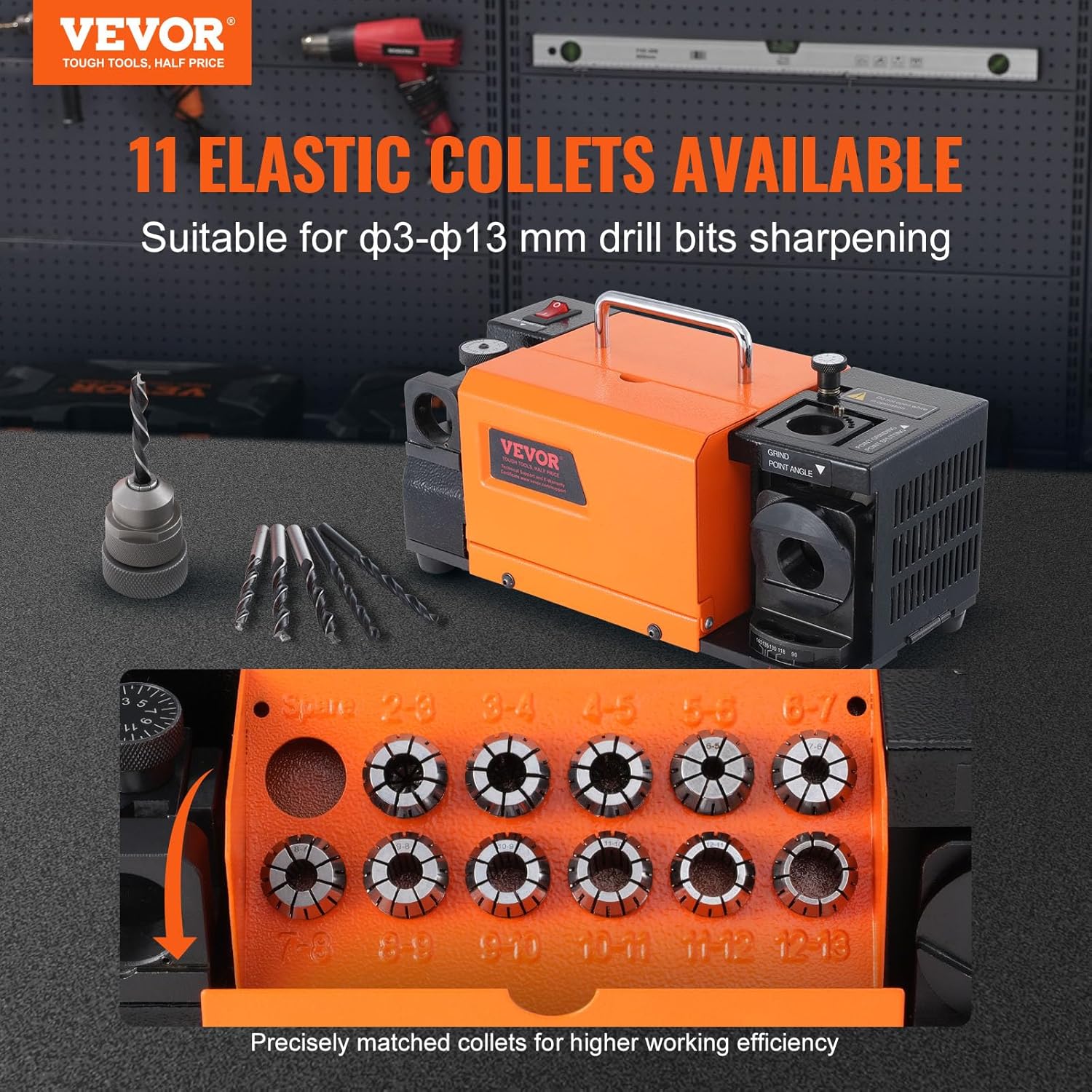 🔥Summer Sale🔥VEVOR Drill Bits Sharpener