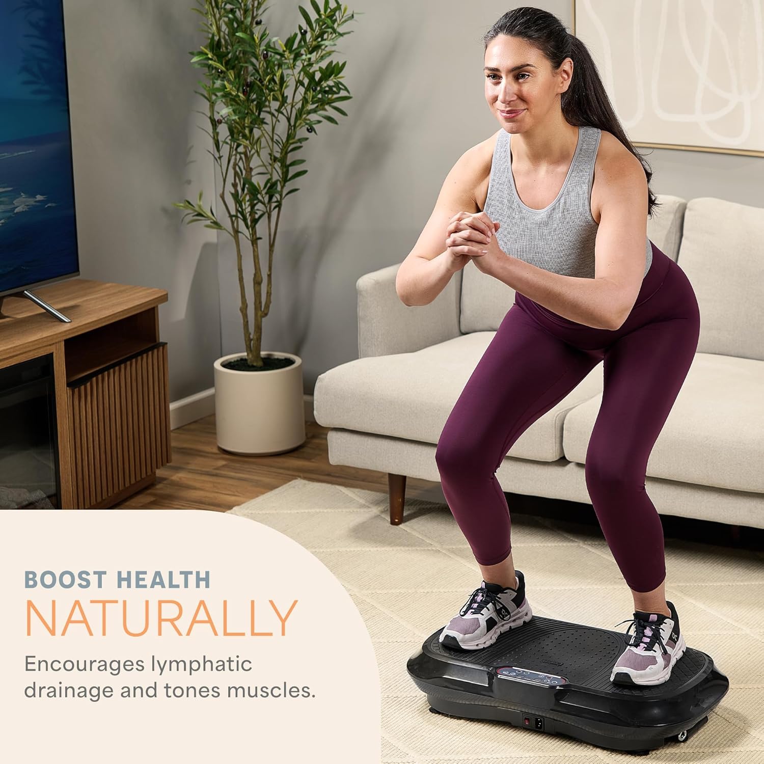 🔥Summer Sale🔥Lifepro Waver Vibration Plate Exercise Machine – High-Intensity Vibration Plate for Lymphatic Drainage
