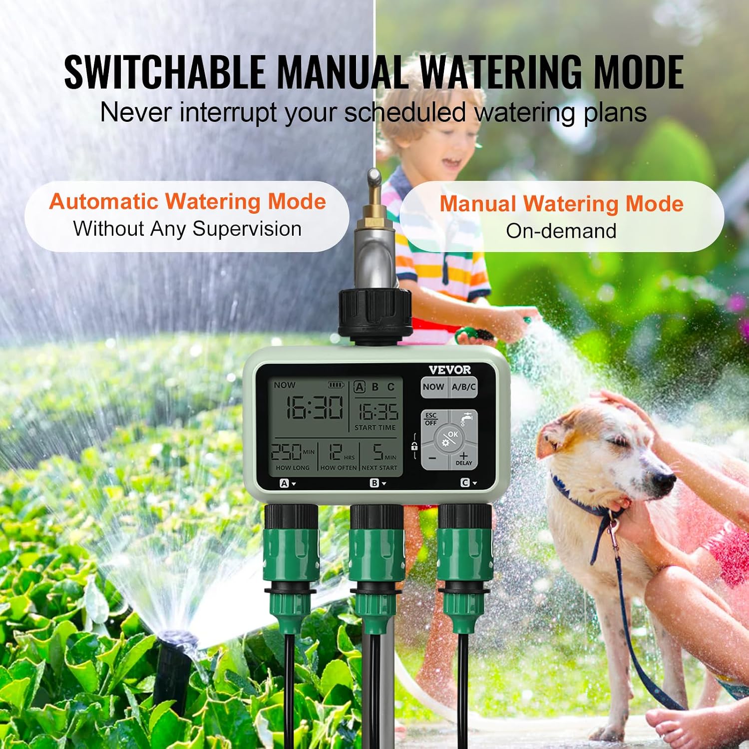 🔥Summer Sale🔥VEVOR Sprinkler Timer WiFi Water Timer