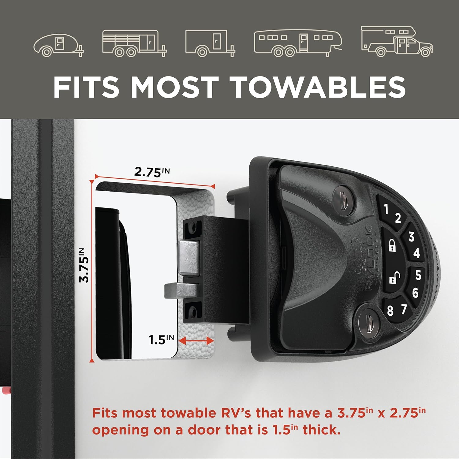 💥Special Offers⚡🔐 RVLOCK V4 Keyless RV Door Lock