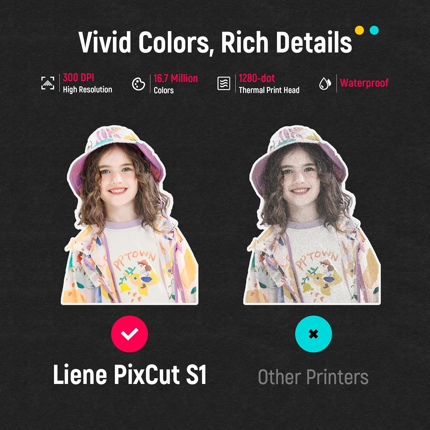💝 [BEST GIFT DEAL] Liene PixCut S1 Wireless Bluetooth Sticker Maker Machine & 300 DPI Photo Printer for Scrapbooking & DIY ✨