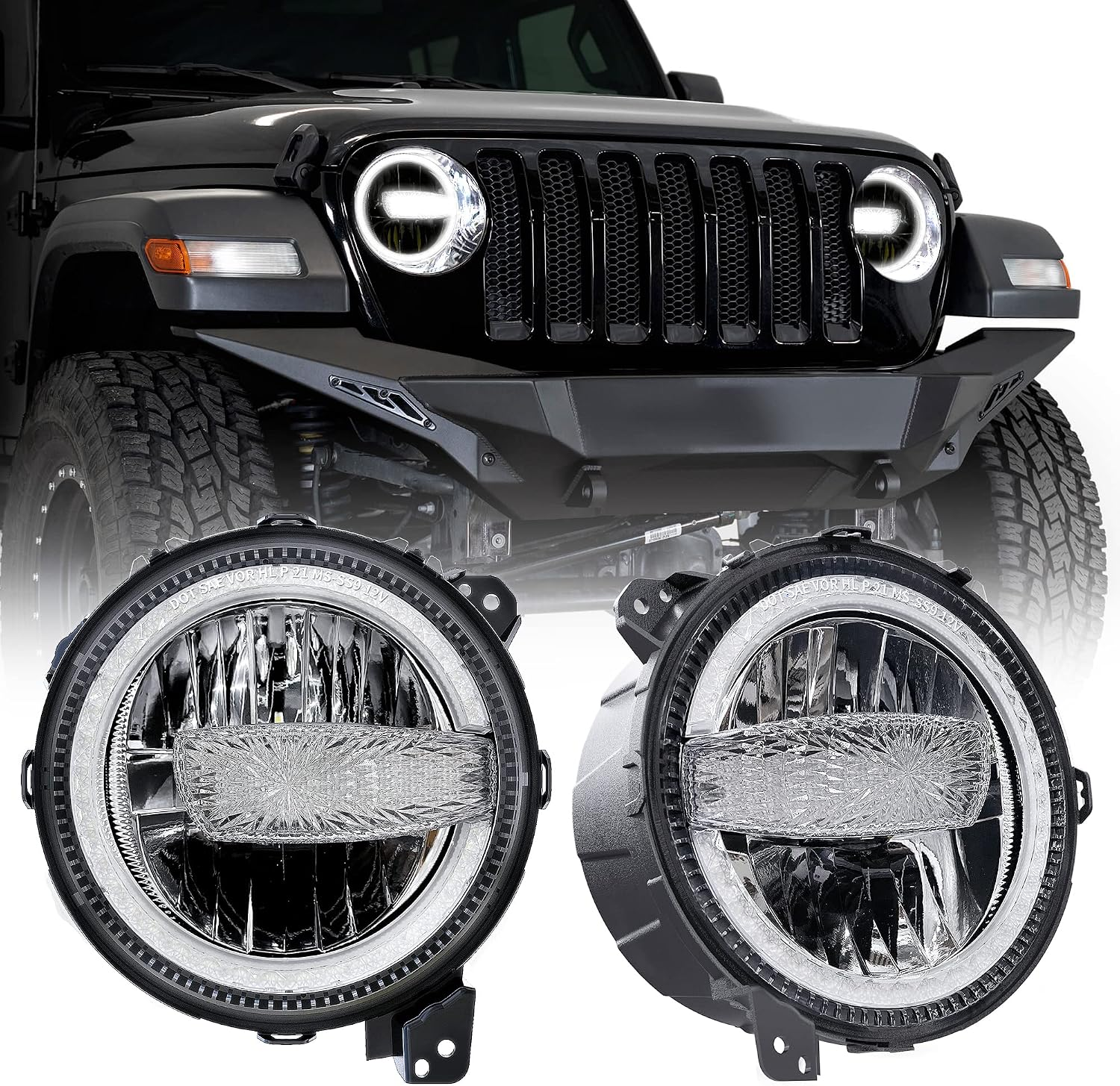 💥 CLEARANCE | DOT Approved RAMJET4X4 LED Headlight Bumper Lamps Combo – SAVE TODAY ✨