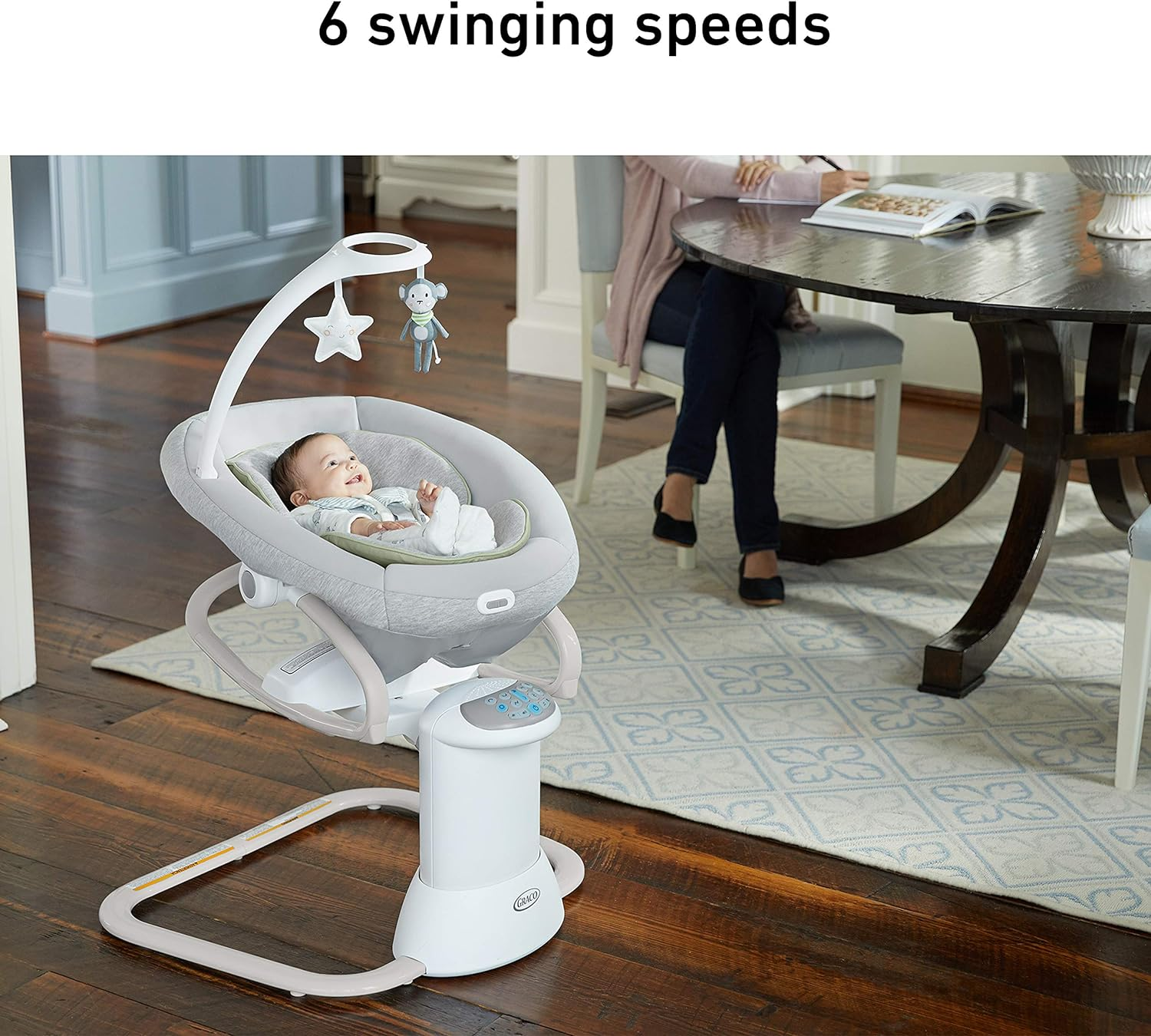 💥 CLEARANCE | Graco Portable Infanct Rocker & Soothing Baby Swing Combo – SAVE TODAY ✨