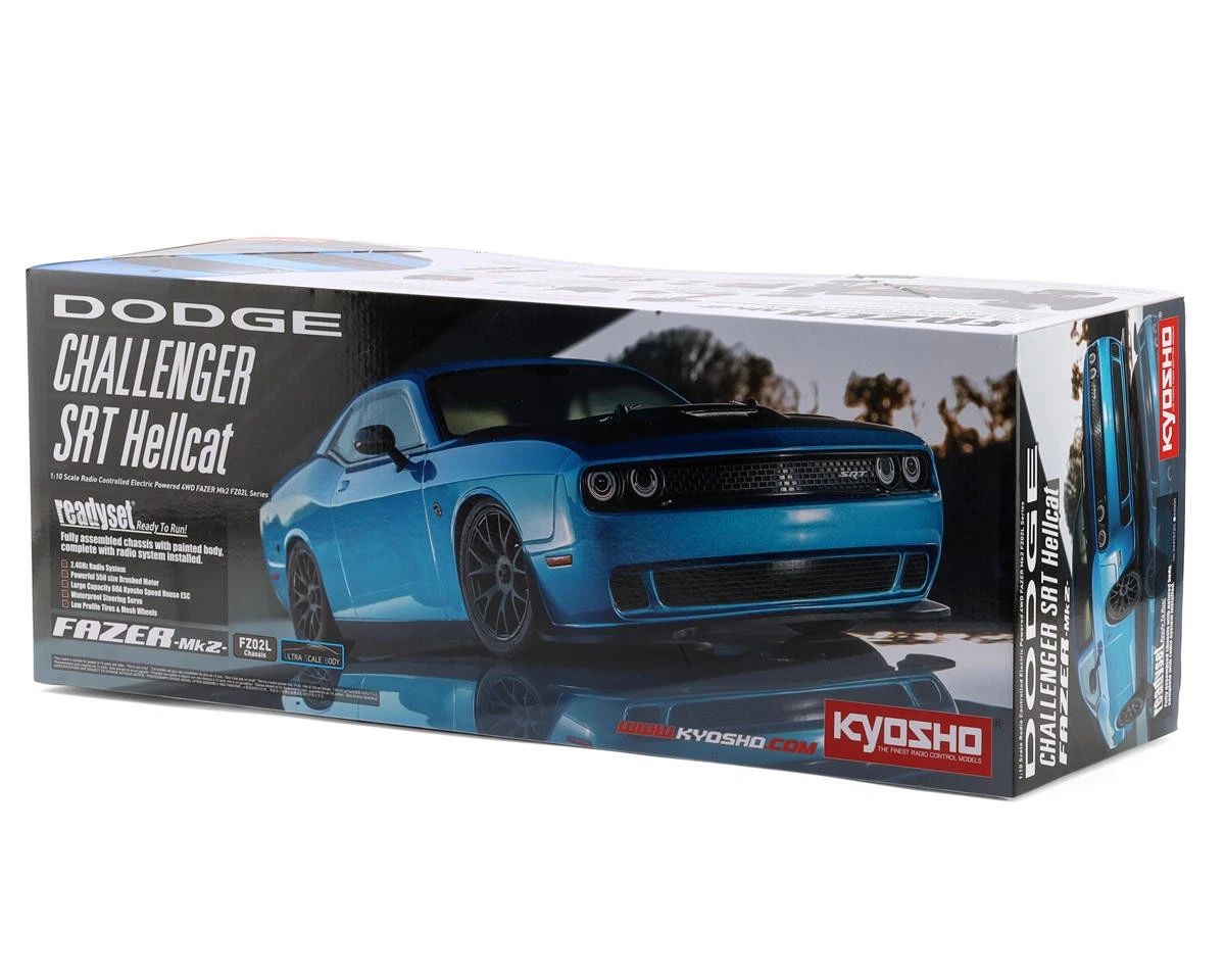 🔥Summer Sale🔥Kyosho RC DODGE CHALLENGER HELLCAT SRT AWD-RTR