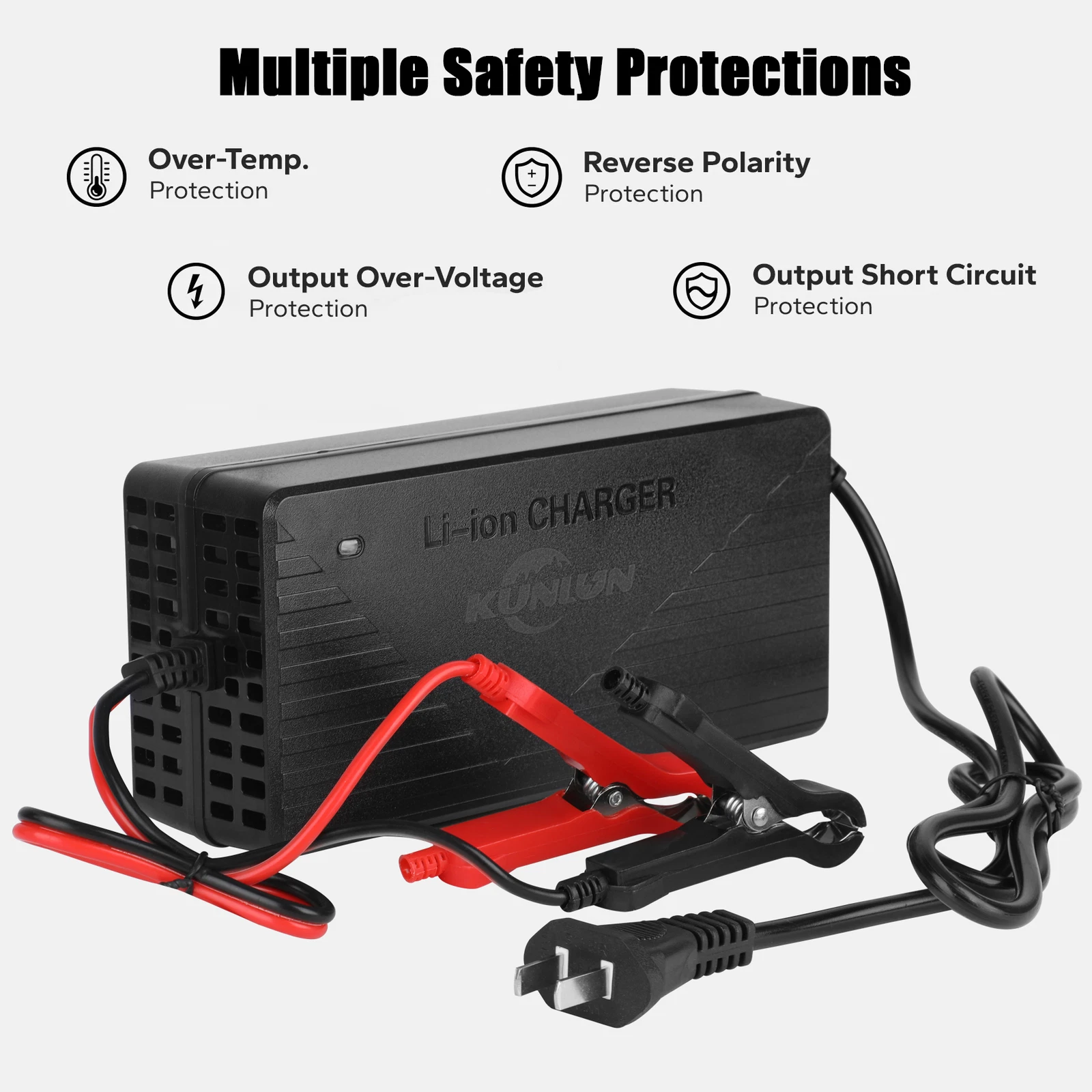 🔥 Last Day 49% OFF 🔥 KUNLUN 12V 120AH LiFePo4 Lithium Battery Group 24 With Built-in 100A BMS