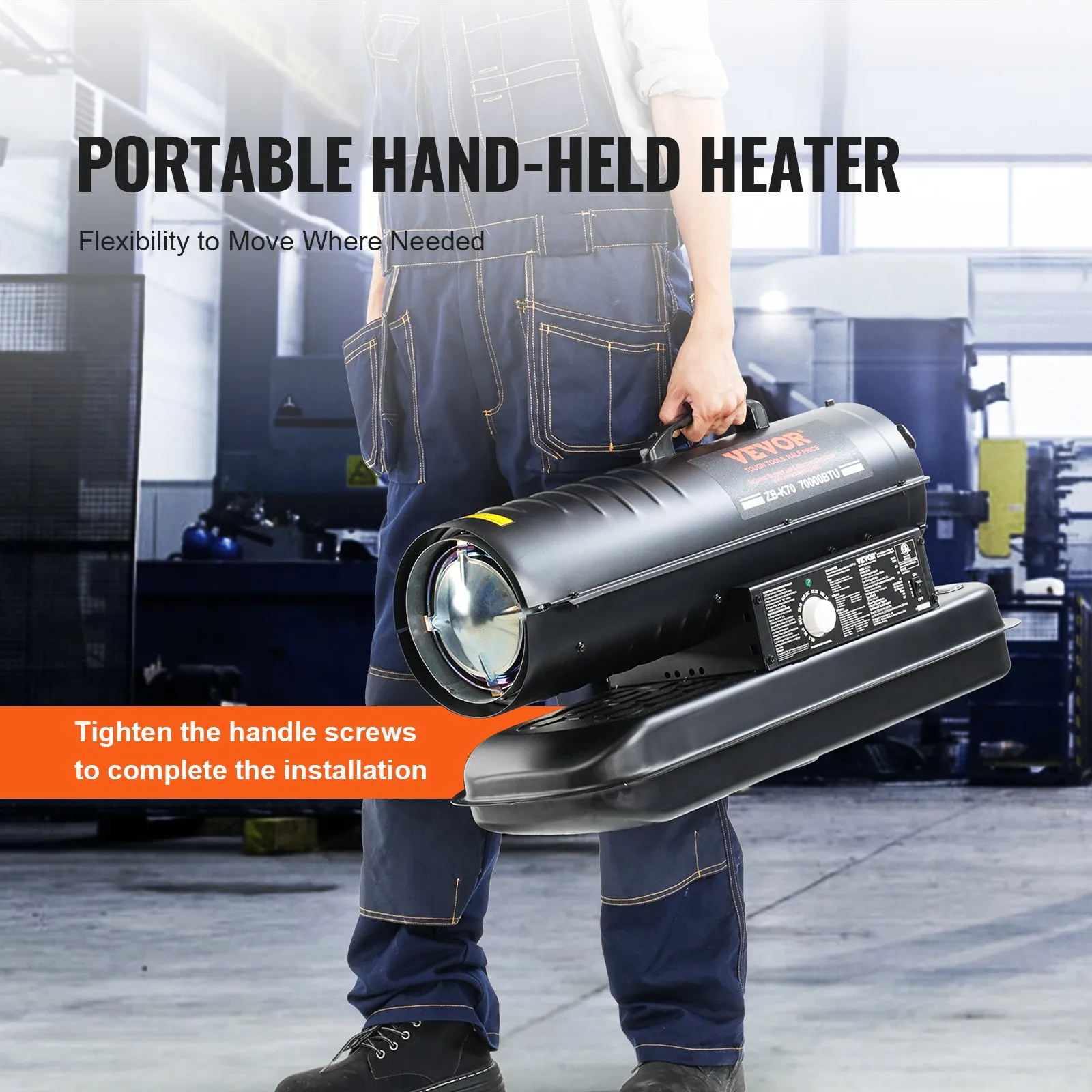 💥Special Offers⚡🔥VEVOR 70,000 BTU Kerosene Forced Air Heater