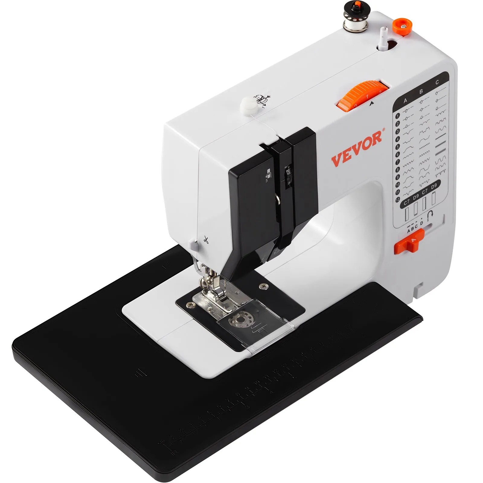 VEVOR Portable Sewing Machine with 38 Built-in Stitches