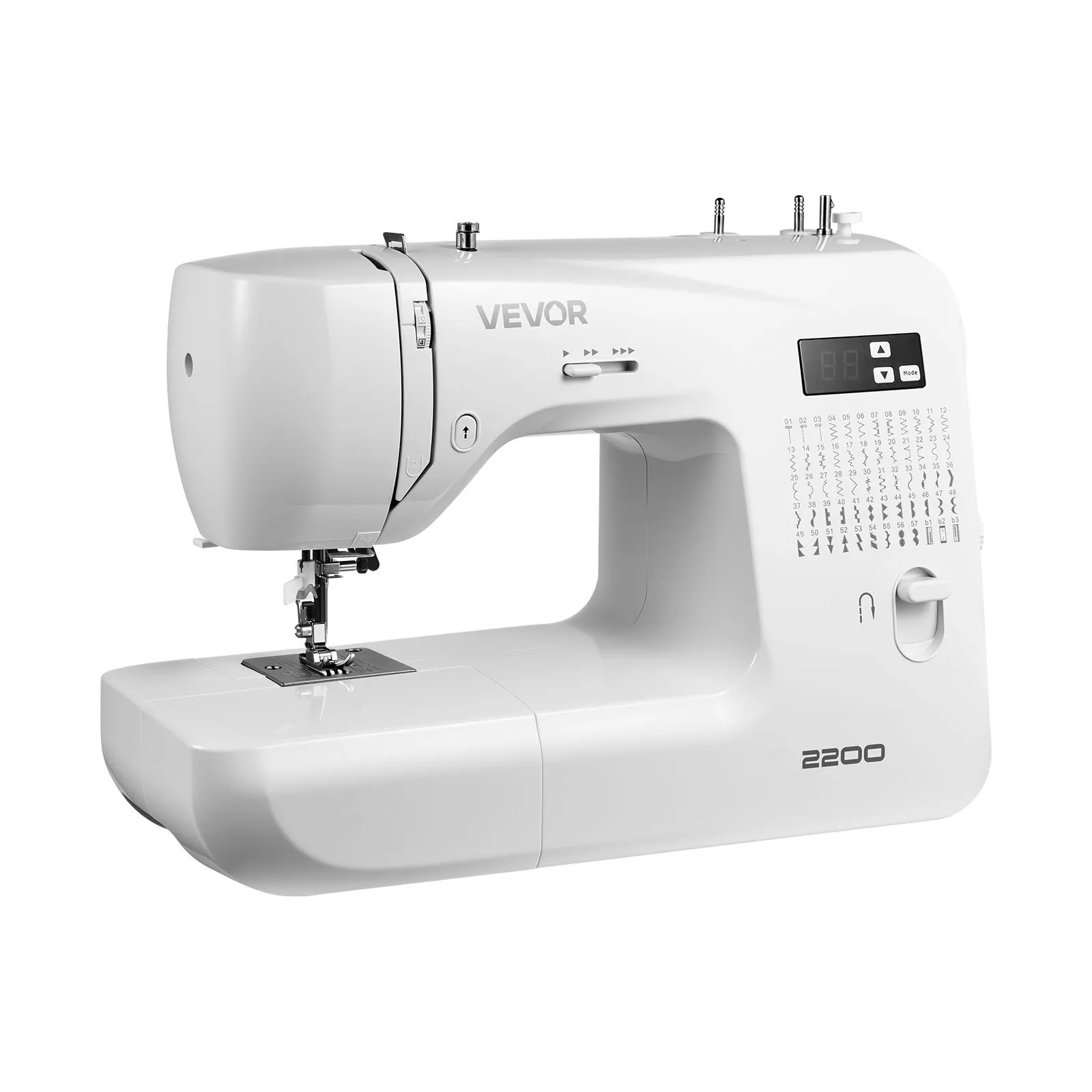 VEVOR Portable Sewing Machine with 38 Built-in Stitches