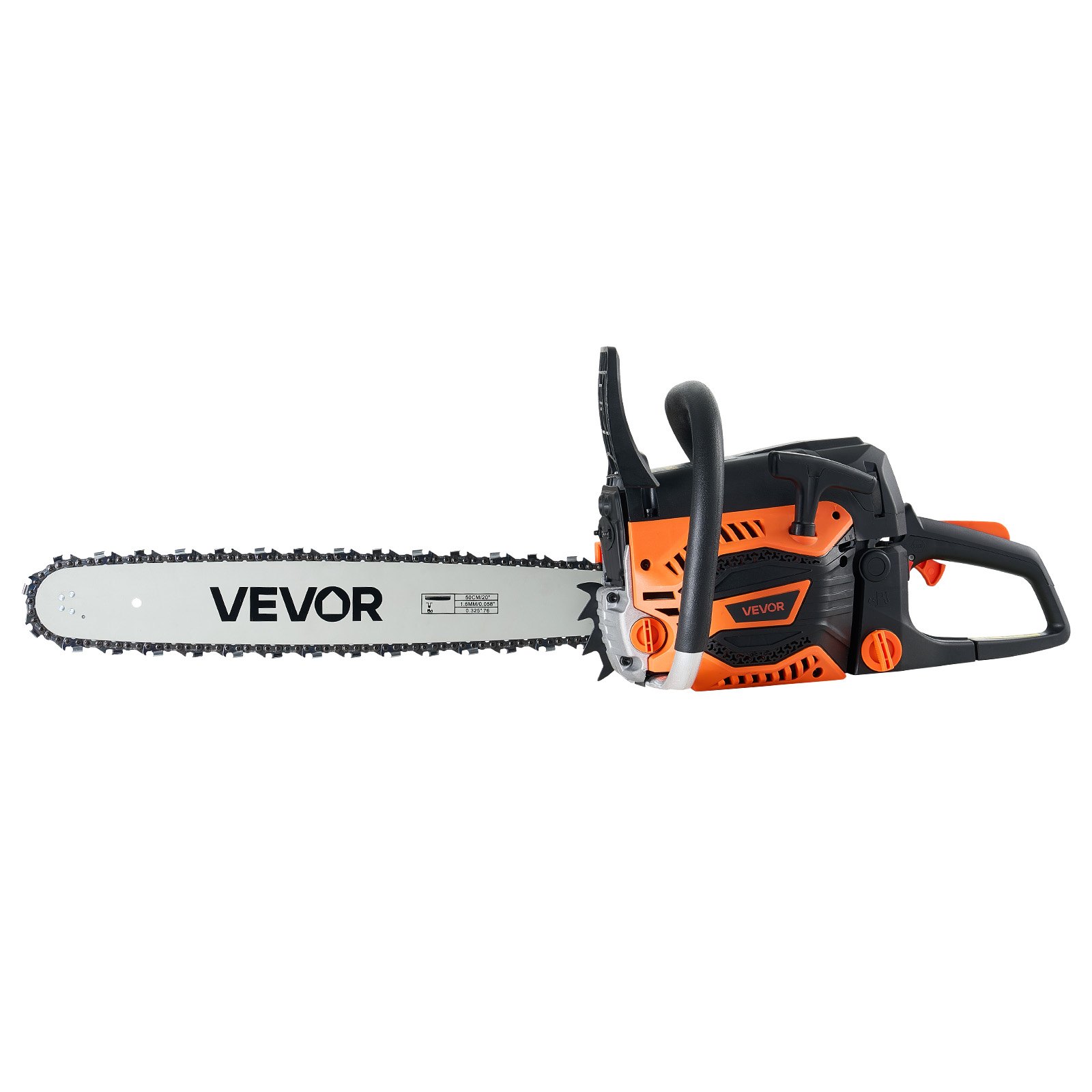 🔥Last Day 49% OFF🔥VEVOR 62 cc Gas Chainsaw, 20 inch Gas Powered Chainsaw, 3.8 HP Power Chain Saw with Non-Slip Handle, Gas-Powered Chainsaws with Dual Fuel Tanks, For Wood Cutting, Tree Trimming, and Land Clearing