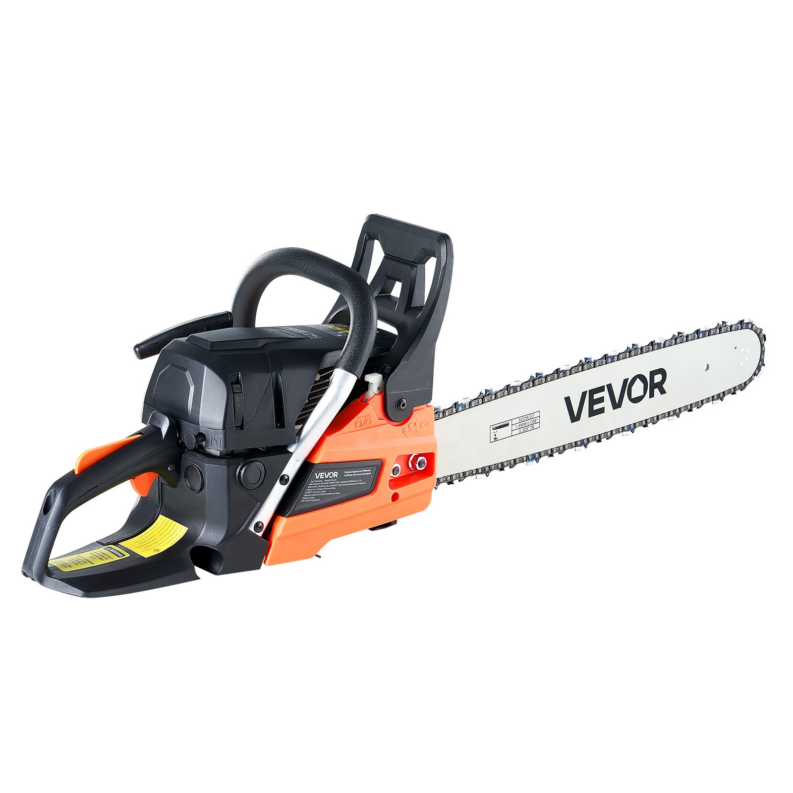 🔥Last Day 49% OFF🔥VEVOR 62 cc Gas Chainsaw, 20 inch Gas Powered Chainsaw, 3.8 HP Power Chain Saw with Non-Slip Handle, Gas-Powered Chainsaws with Dual Fuel Tanks, For Wood Cutting, Tree Trimming, and Land Clearing