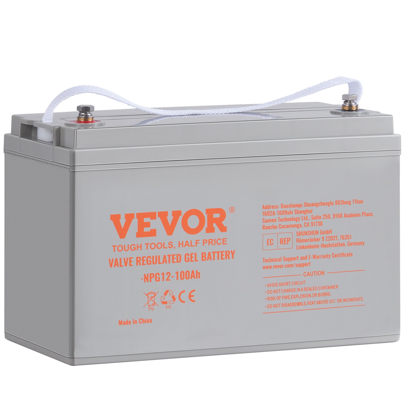 🔥Last Day 49% OFF🔥🔋VEVOR 12V 200Ah AGM Deep Cycle Battery for RV, Marine & Solar Systems