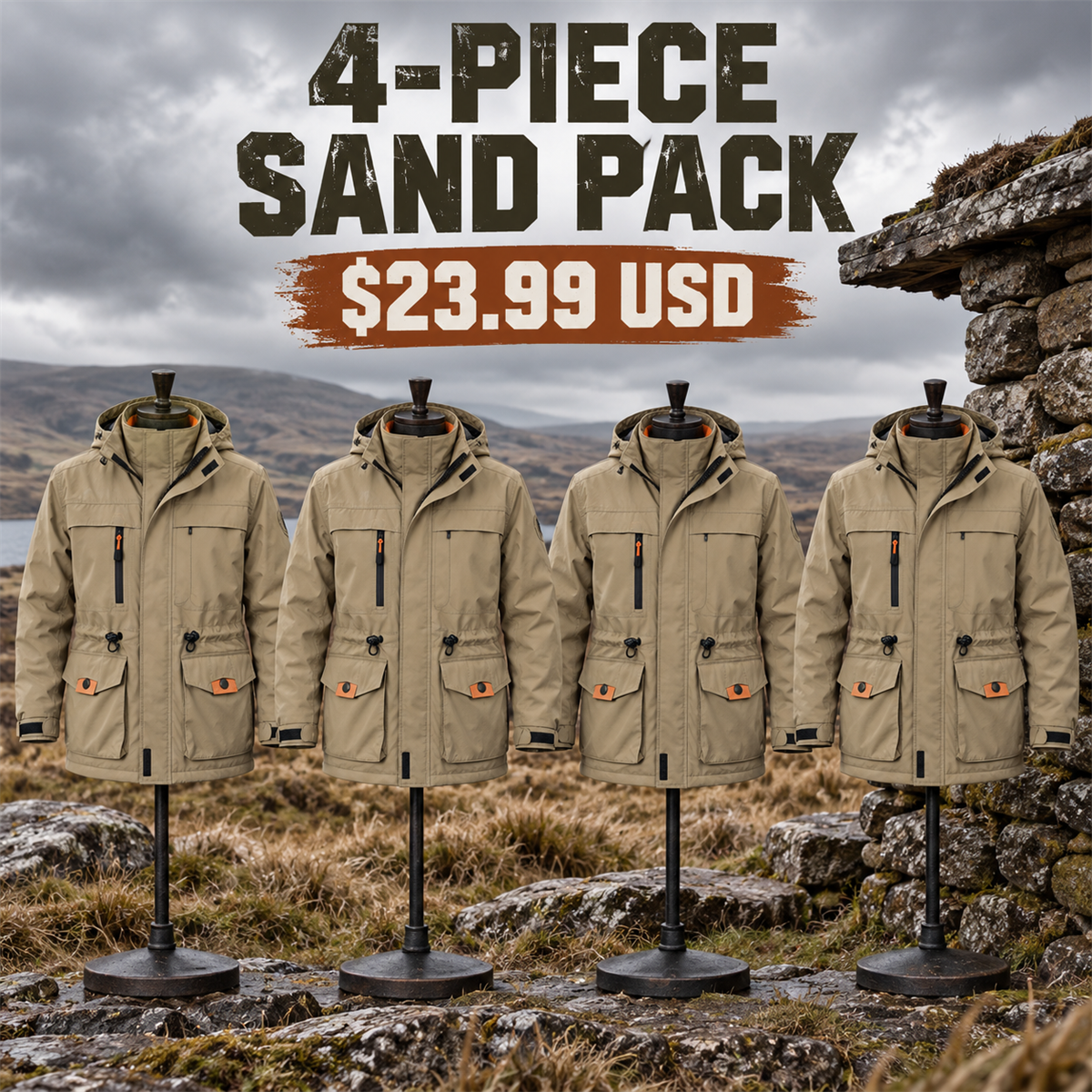 4-Piece Sand Pack | exact multipack selection