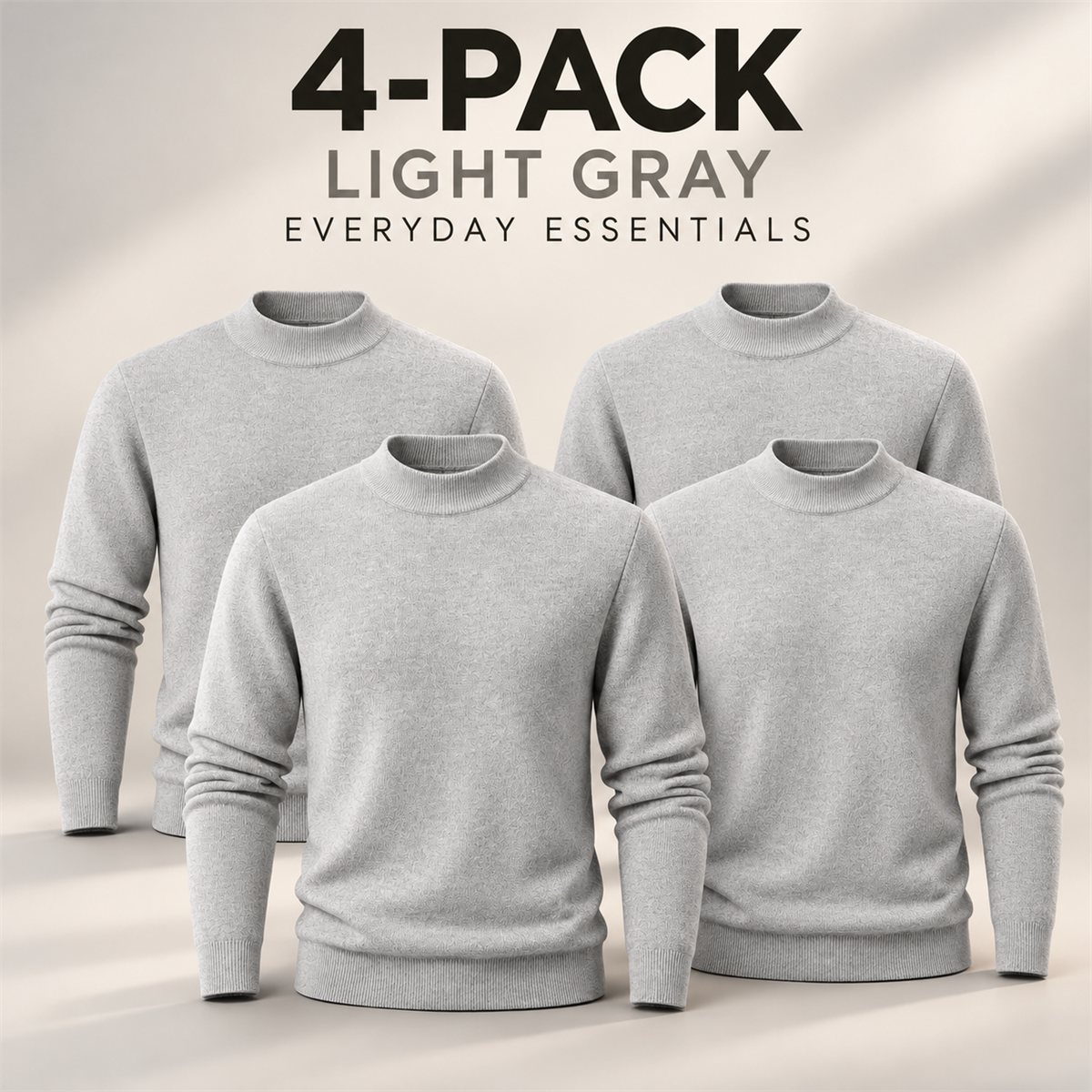 4-Pack (Light Gray) | promotional style image