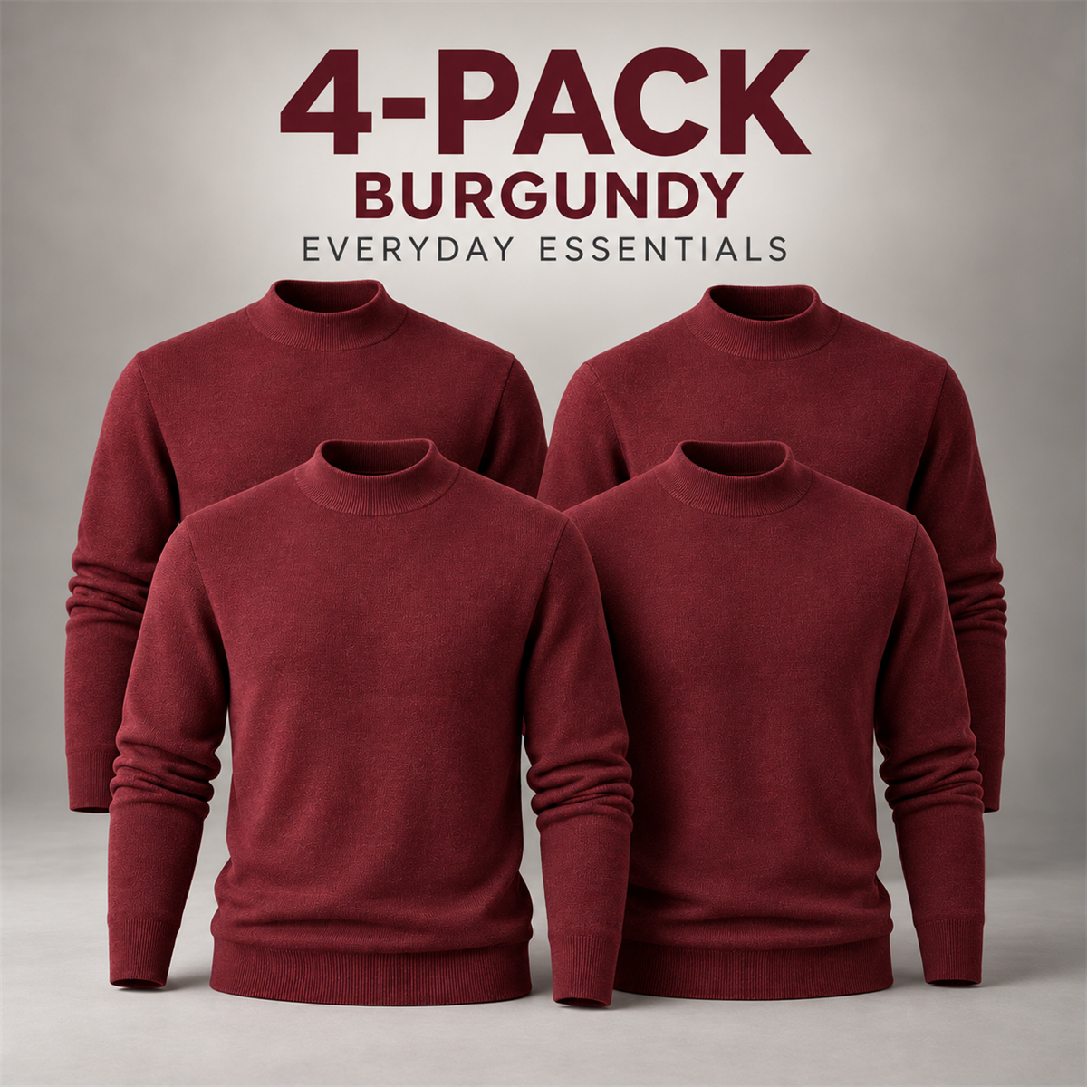 4-Pack (Burgundy) | promotional style image