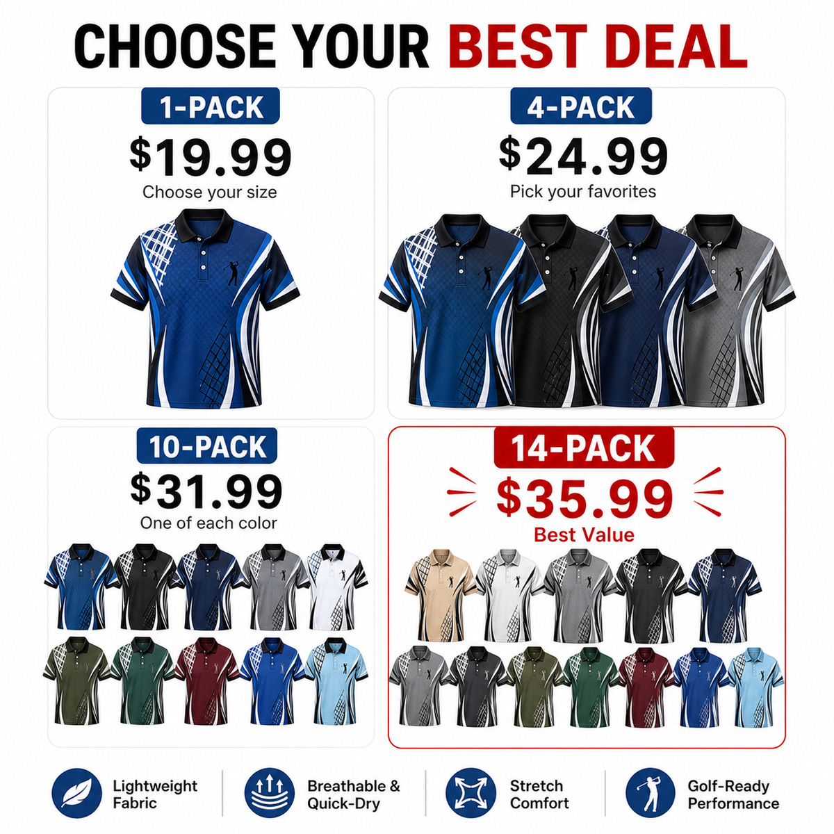 Golf polo bundle deal guide