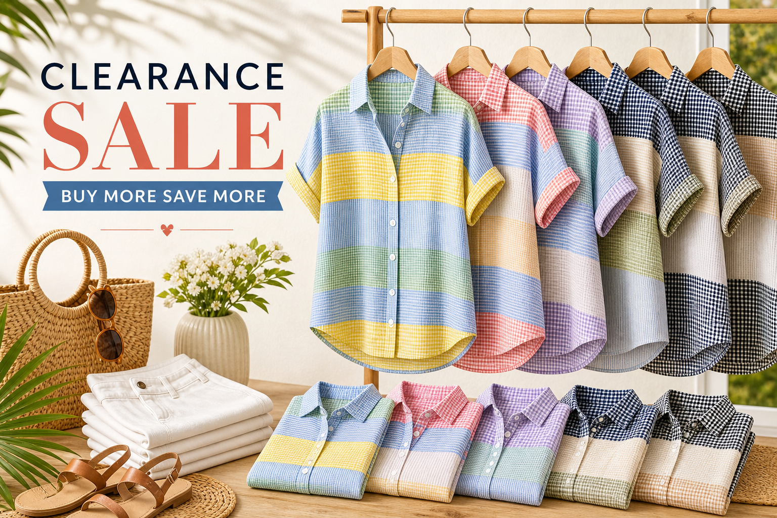 🔥CLEARANCE SALE🔥 Women's Patchwork Gingham Button-Up Shirt - Banner