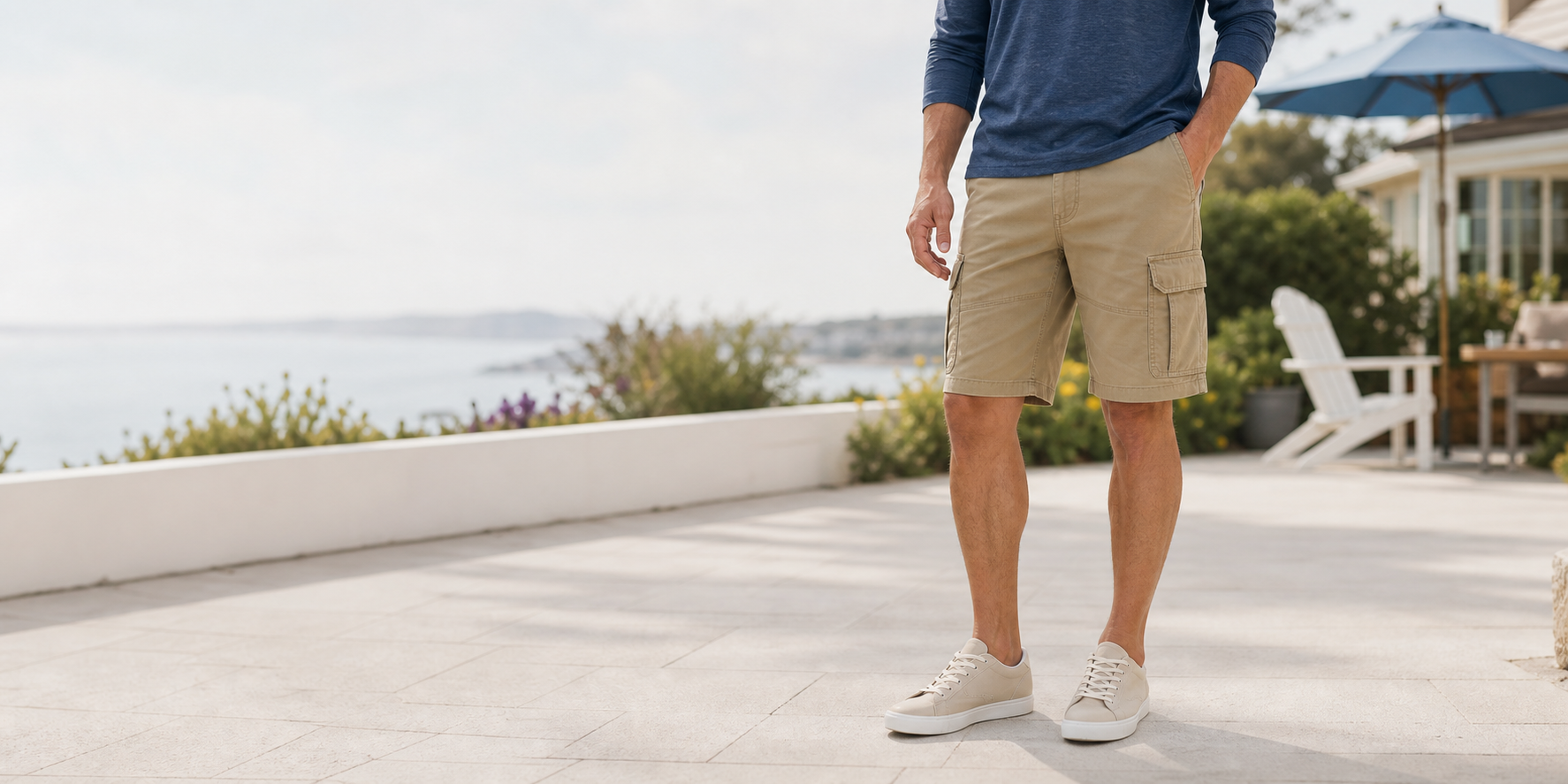 🔥CLEARANCE SALE🔥 Men's Cotton Twill Cargo Shorts lifestyle banner