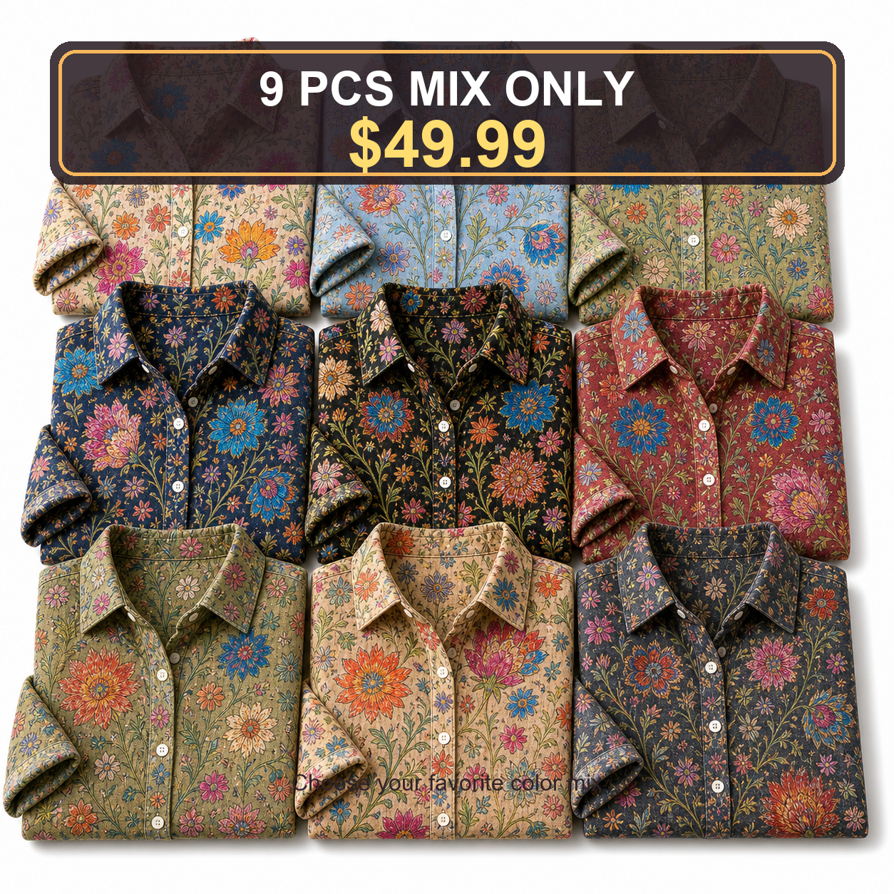 9 PCS MIX ONLY $49.99