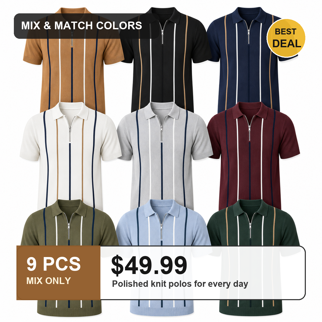 9 PCS MIX ONLY $49.99