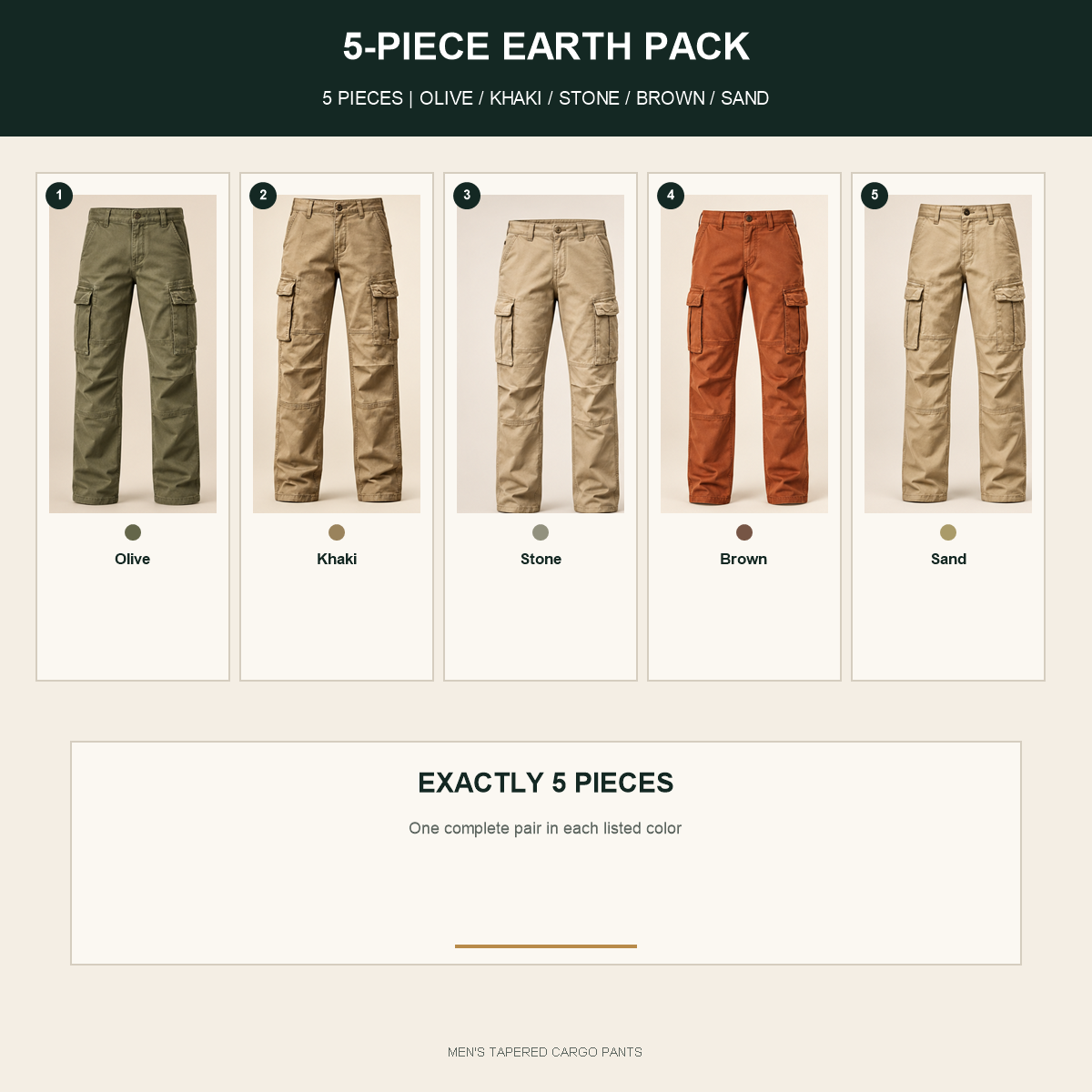 p77 - 5-Piece Earth Pack