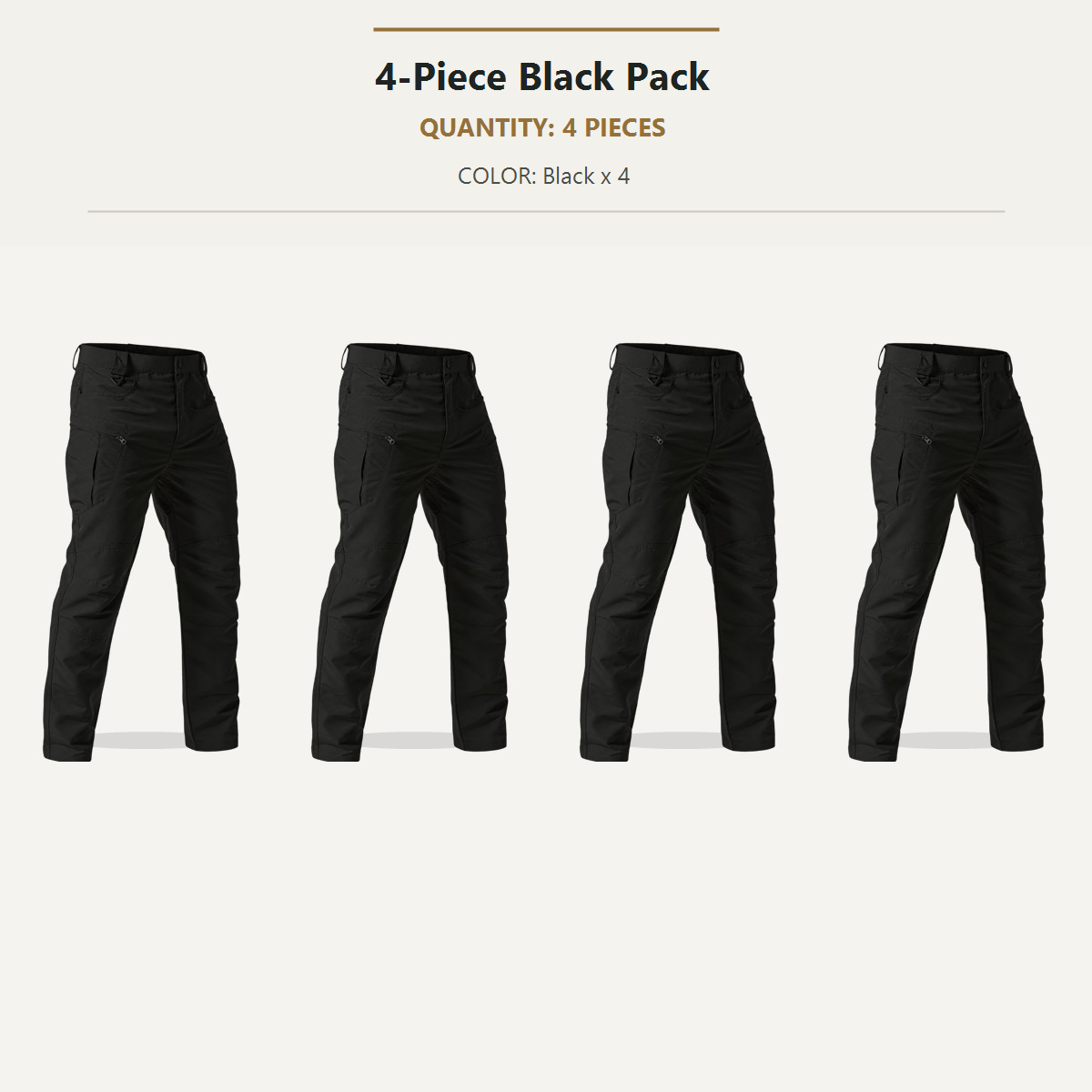 p74 - 4-Piece Black Pack