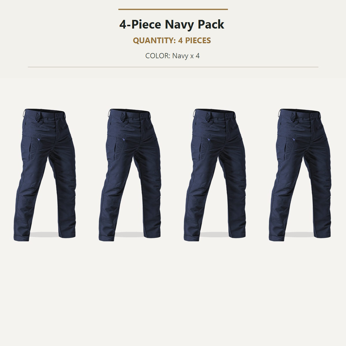 p74 - 4-Piece Navy Pack