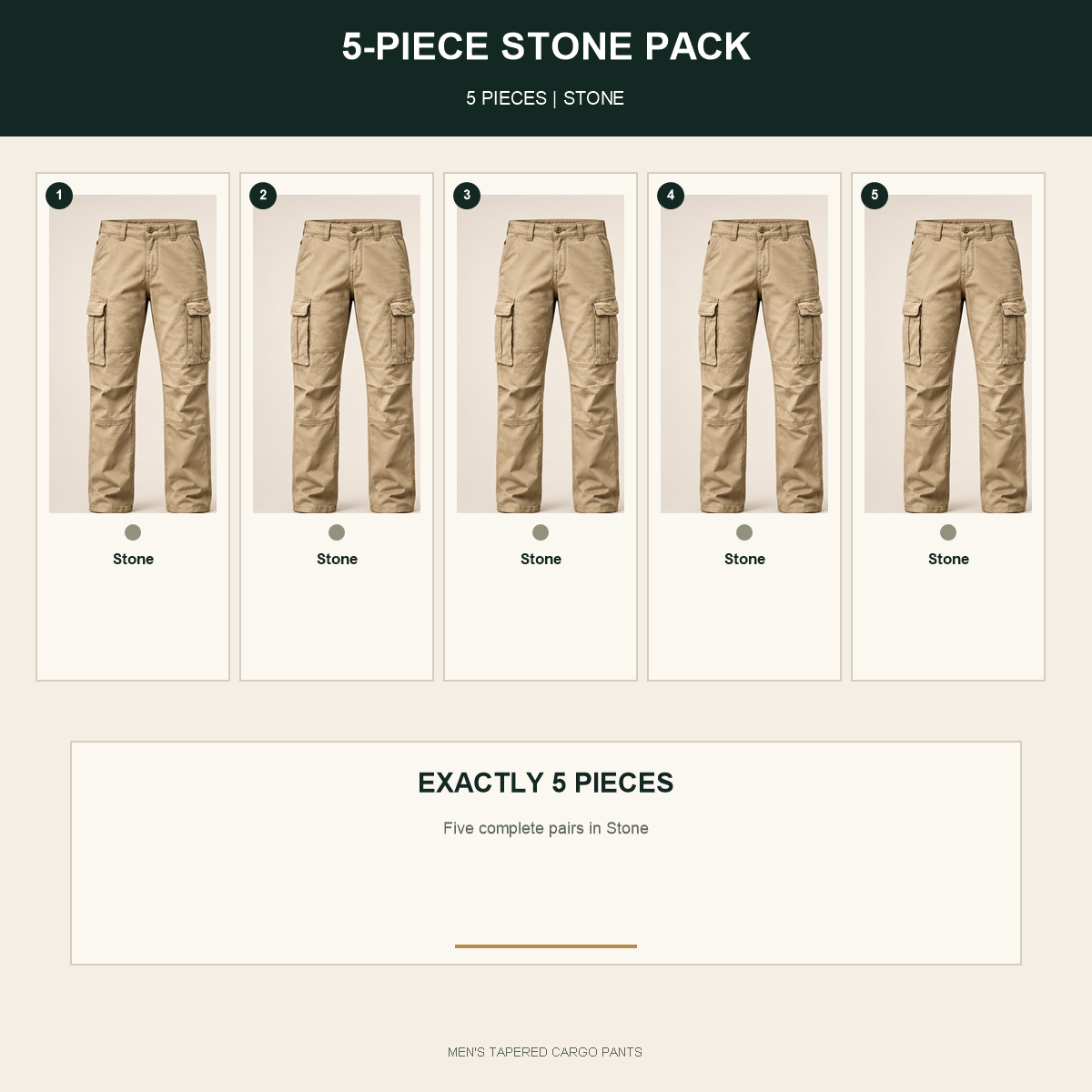 p77 - 5-Piece Stone Pack