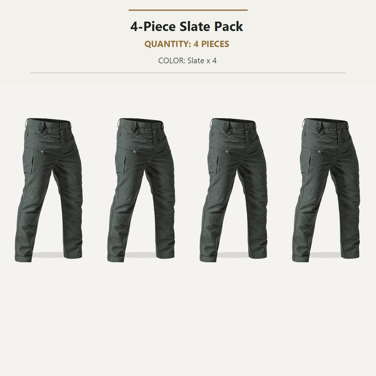 p74 - 4-Piece Slate Pack