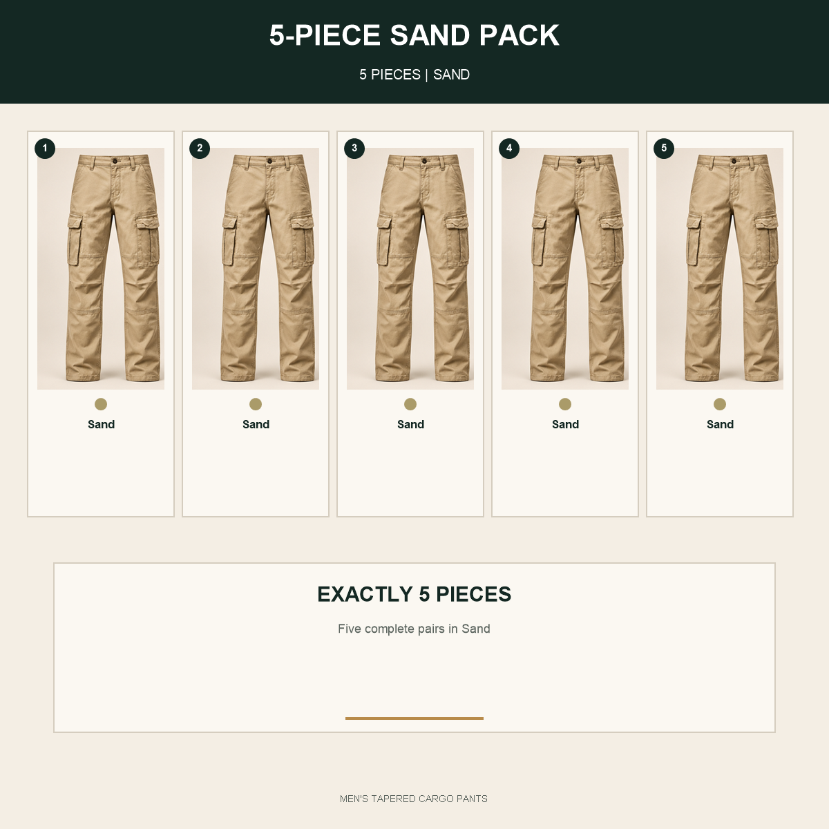 p77 - 5-Piece Sand Pack