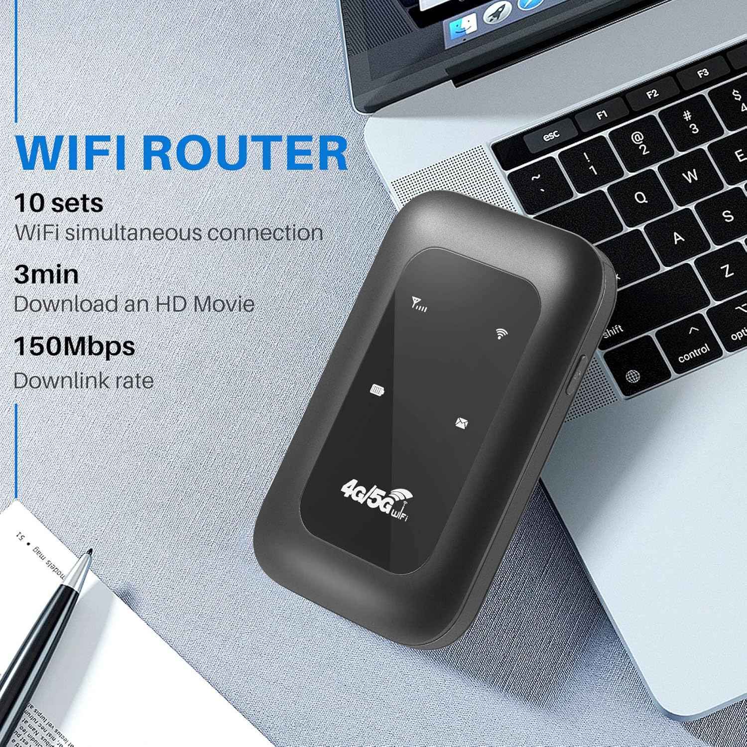📶 Pocket WiFi – Ready in Seconds No Setup. No Hassle. Just Connect.