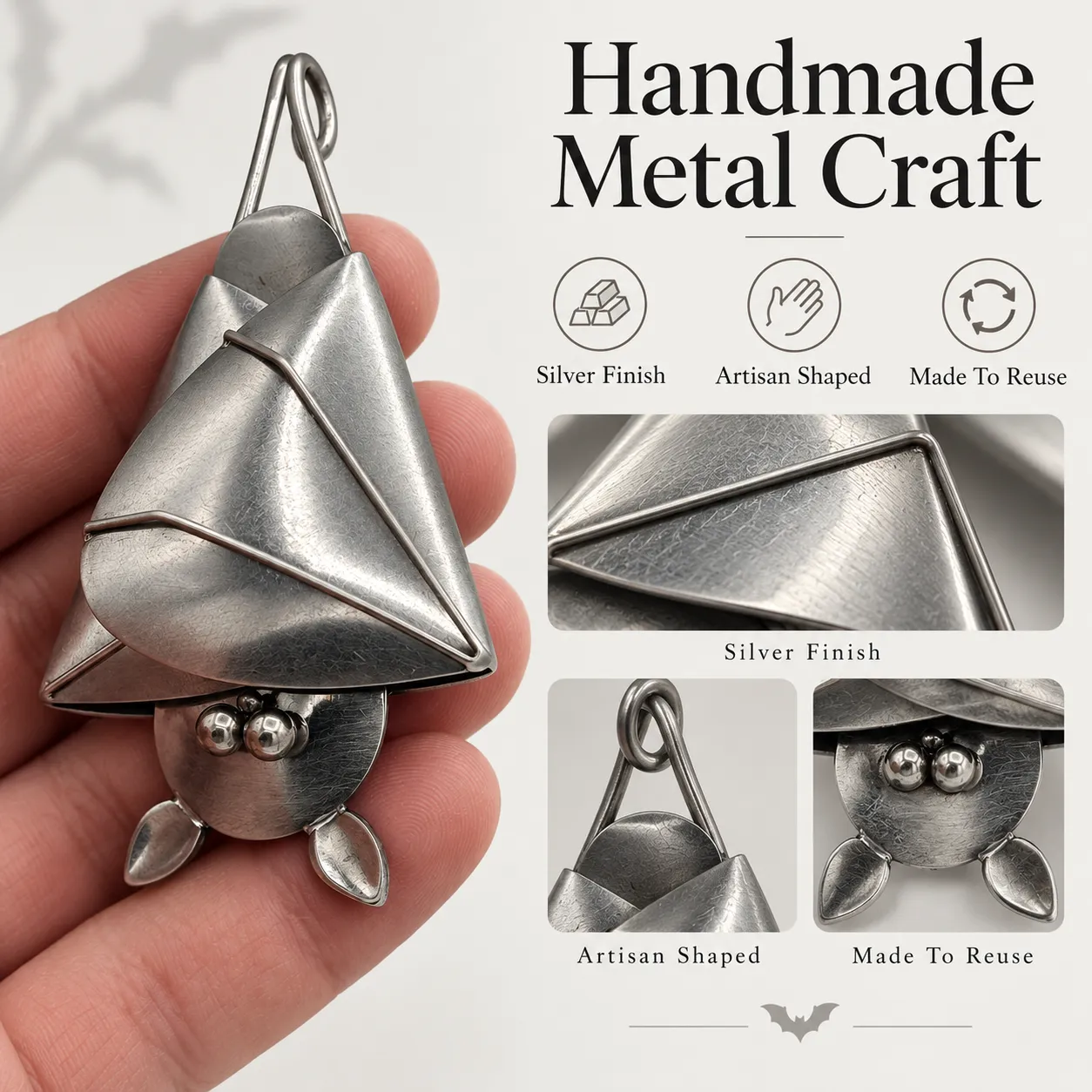 🔥Last Day 49% OFF - 🦇Handcrafted Shy Hanging Bat – Your New Little Houseguest