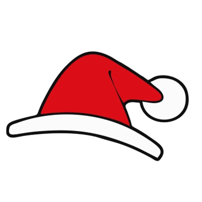 3D Santa Hat Overlay for Tesla Emblem, Reusable!