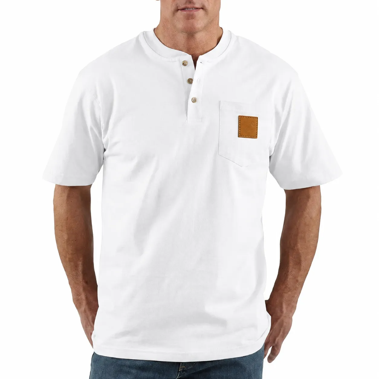 Men's Heavyweight Work Polo with pocket