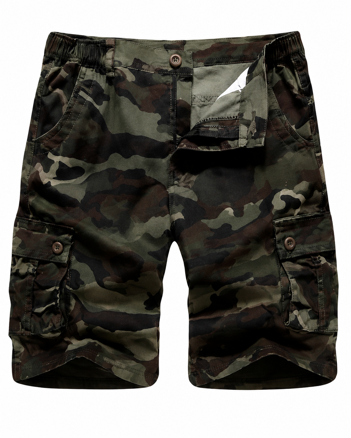 Camo Shorts for Men Classic Relaxed Fit Cargo Short Multi-Pocket Outdoor Shorts