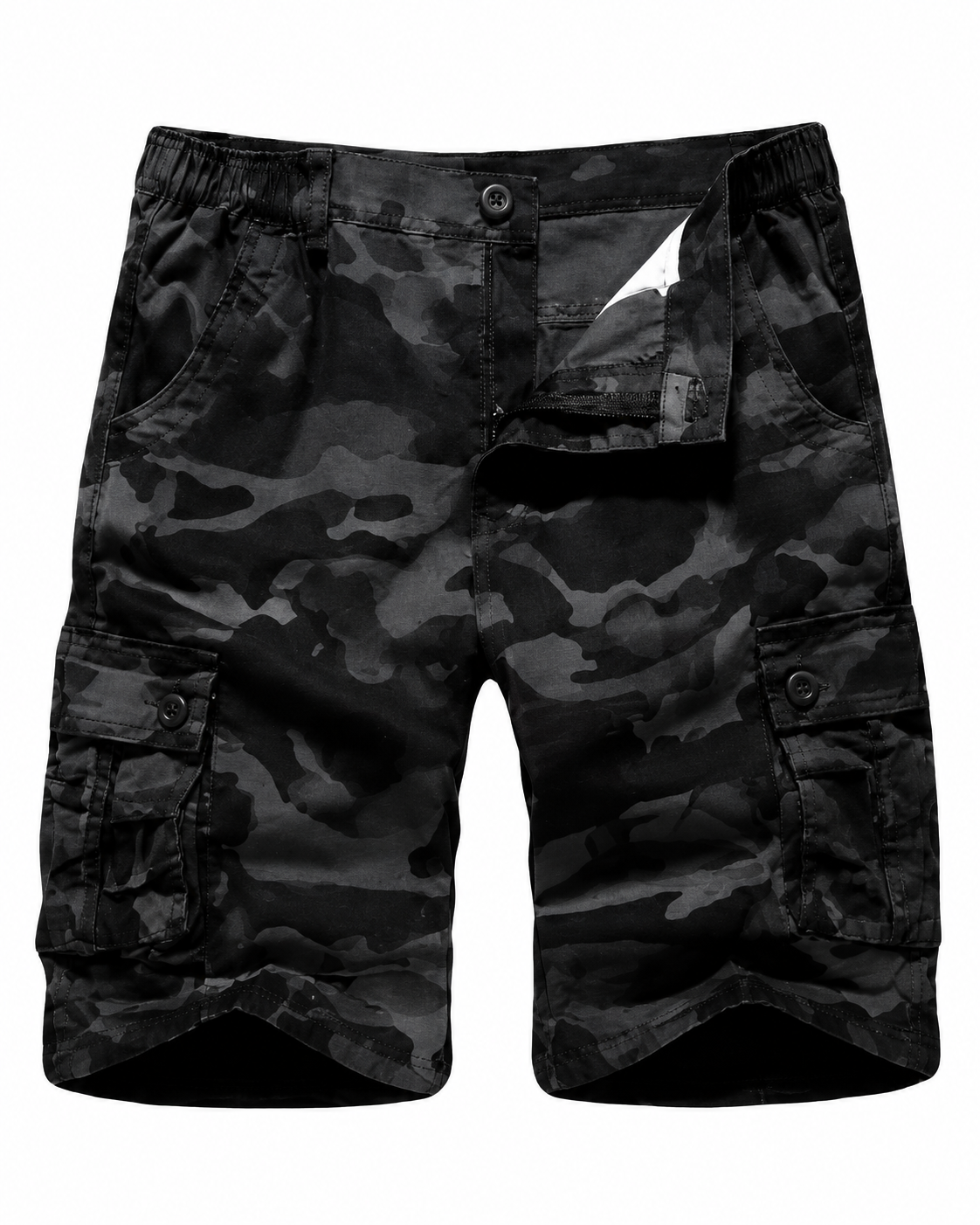 Camo Shorts for Men Classic Relaxed Fit Cargo Short Multi-Pocket Outdoor Shorts