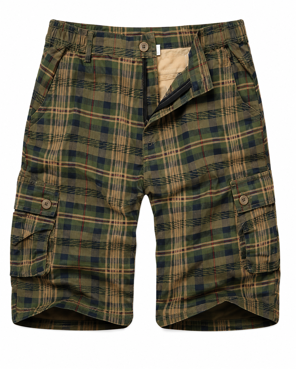 Camo Shorts for Men Classic Relaxed Fit Cargo Short Multi-Pocket Outdoor Shorts