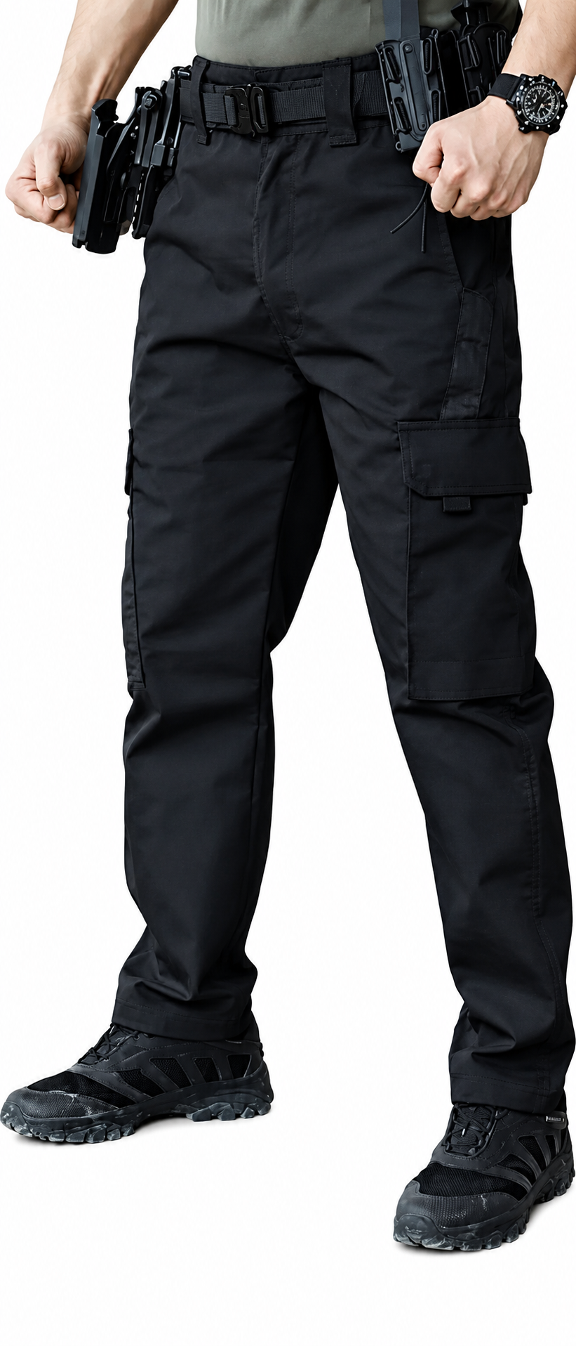 Men's Durable Solid and Printed Pocket Zipper Waterproof Tactical Overalls