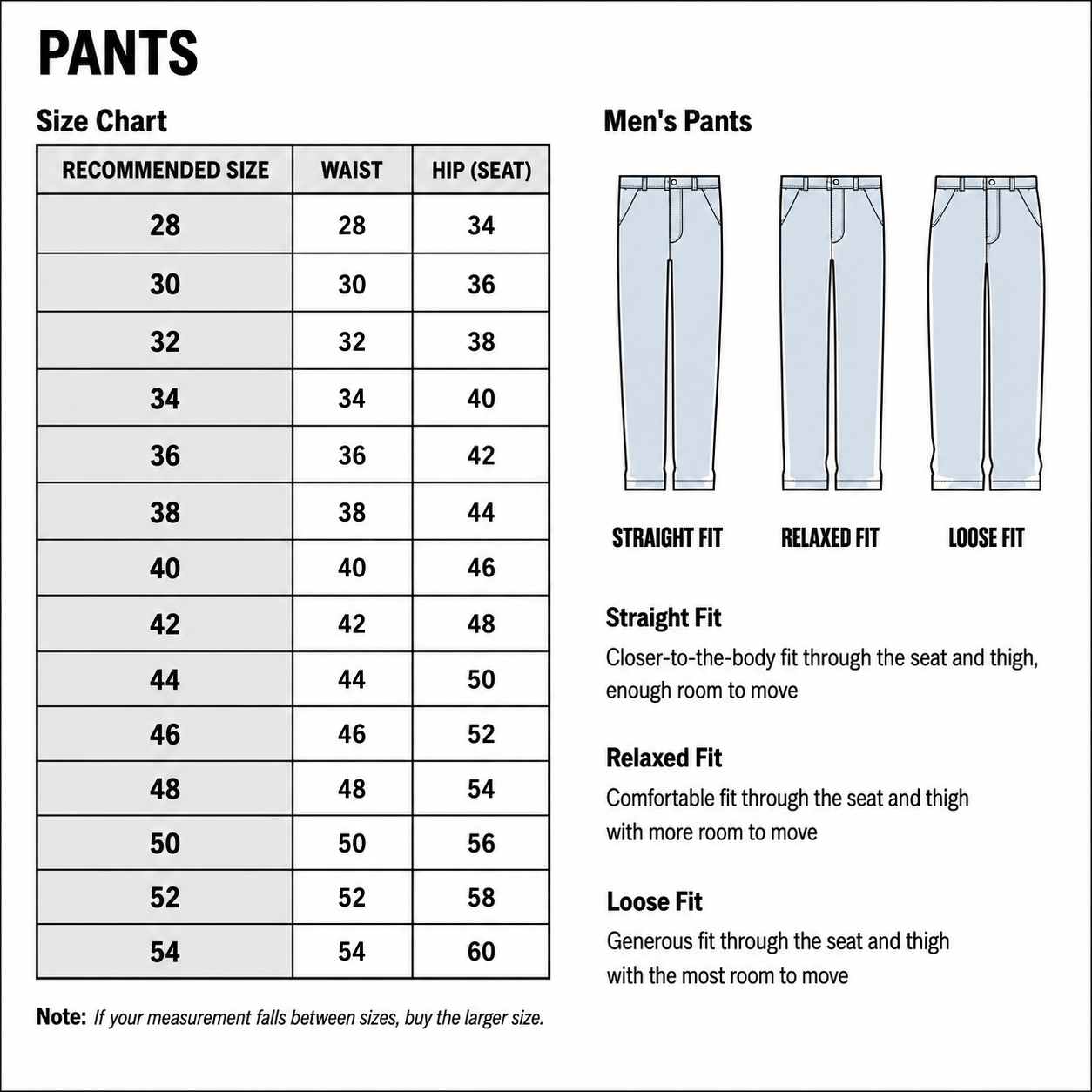 Men's loose straight jeans 