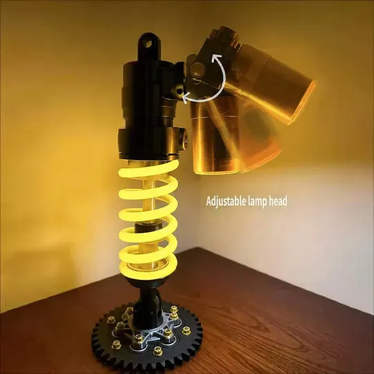 🔥Inspirált lengéscsillapító lámpa - Állítható LED lámpa játékosoknak és autórajongóknak