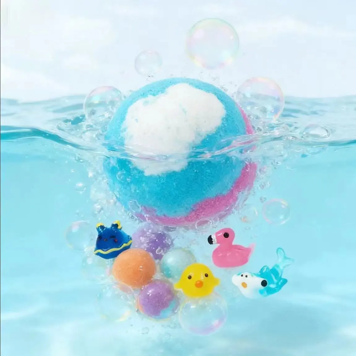 🛁 Gyerek meglepetés fürdőbombák (12 db-os csomag)