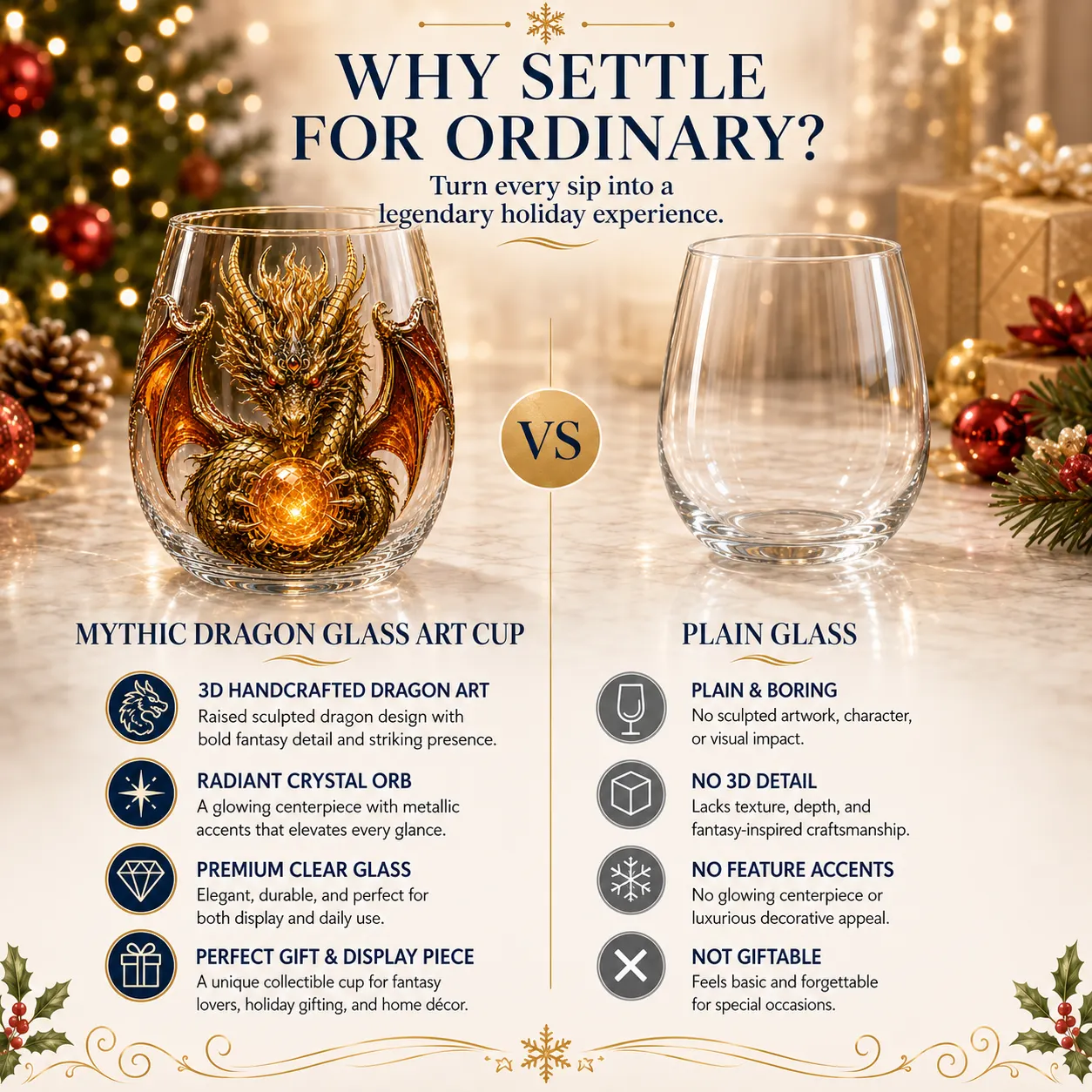 🐉✨ 3D-s mitikus sárkányos üvegpohár | Luxus kiemelt fantázia üvegáru whiskyhez, otthoni bárdekorációhoz és legendás ajándékokhoz 🎁