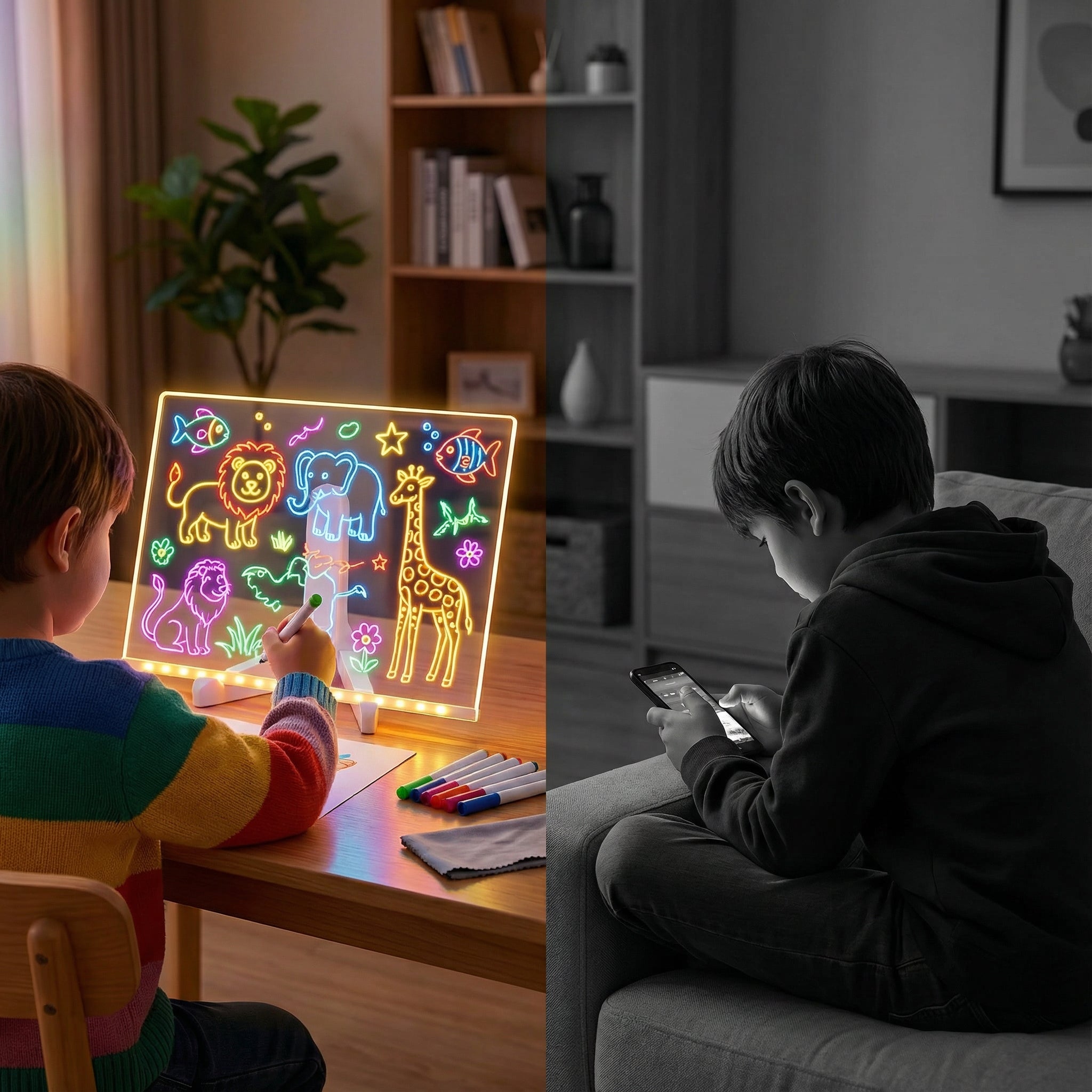 GlowBoard - XXL LED-es világító rajztábla
