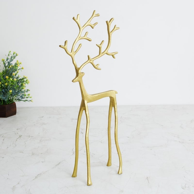 🎅Świąteczne bestsellery🦌Czarne figurki reniferów, dekoracje świąteczne