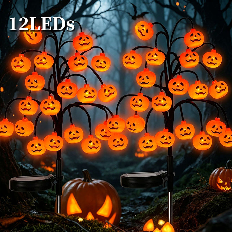 🎃HALLOWEEN NAGY AKCIÓ💞50 000+ DARAB ELADOTT!🦇 50% KEDVEZMÉNY!👻Vízálló Halloween töklámpás napelemes ágfények💀
