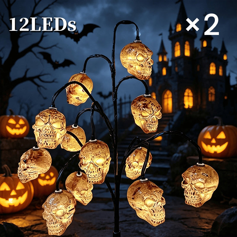 🎃HALLOWEEN NAGY AKCIÓ💞50 000+ DARAB ELADOTT!🦇 50% KEDVEZMÉNY!👻Vízálló Halloween töklámpás napelemes ágfények💀