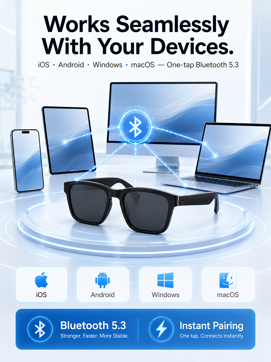 AI Smart Translation Glasses — See More. Hear More. Connect Without Limits.