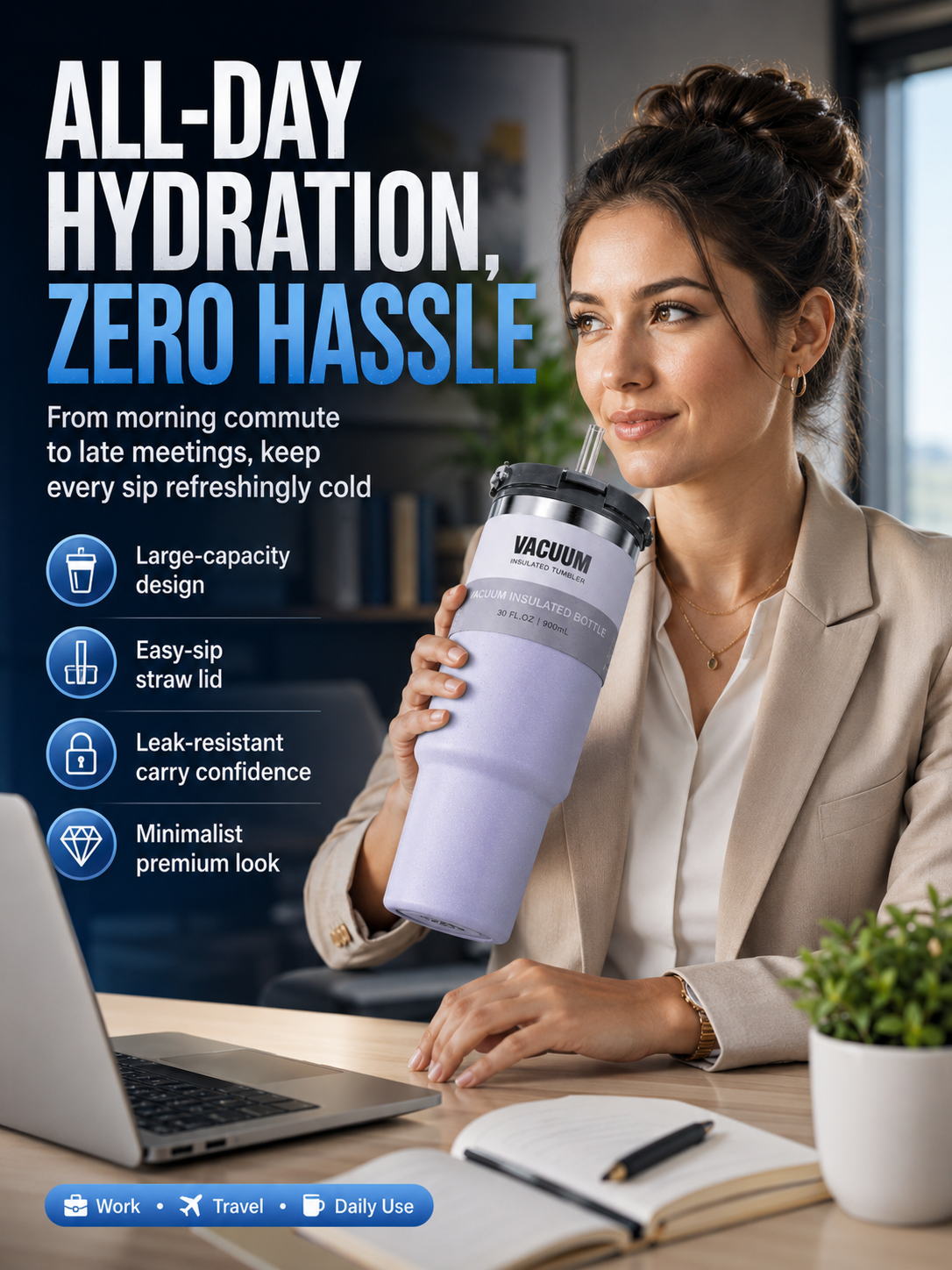 German Medical-Grade Water Bottle🧊Ice from Monday stays frozen until Friday?! ✨