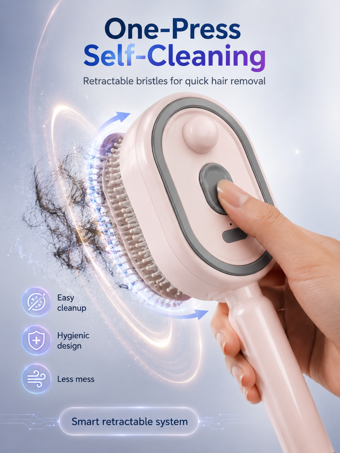 Multifunctional Steam Comb✨ Easily comb your hair while nourishing each strand, helping you look your best!