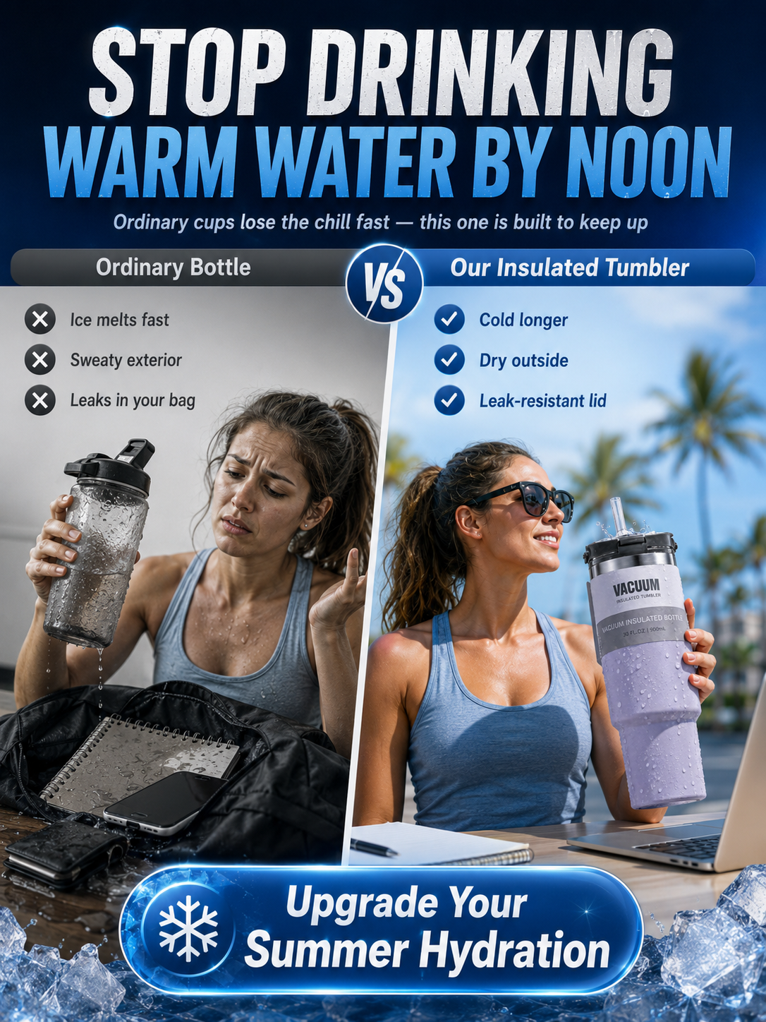 German Medical-Grade Water Bottle🧊Ice from Monday stays frozen until Friday?! ✨