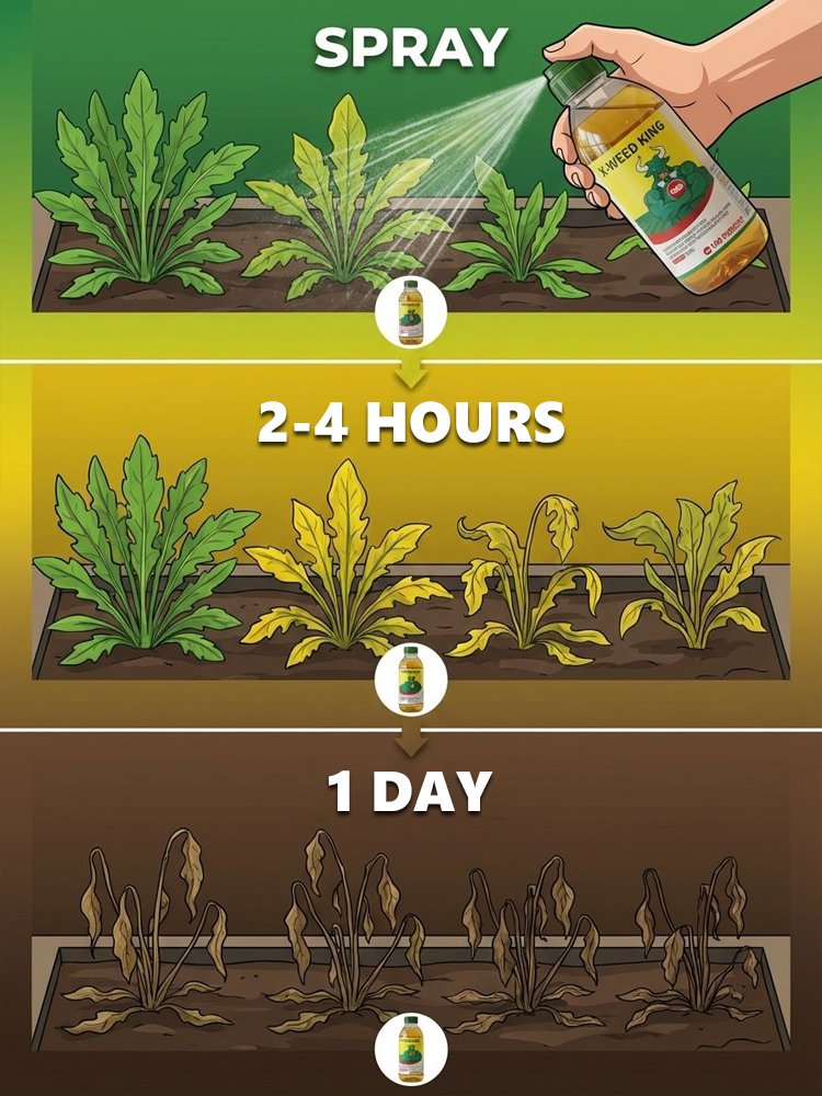 Herbicide and root rot control agent | 3-Hour Fast Acting Root Destroyer | 100%Plant Safe